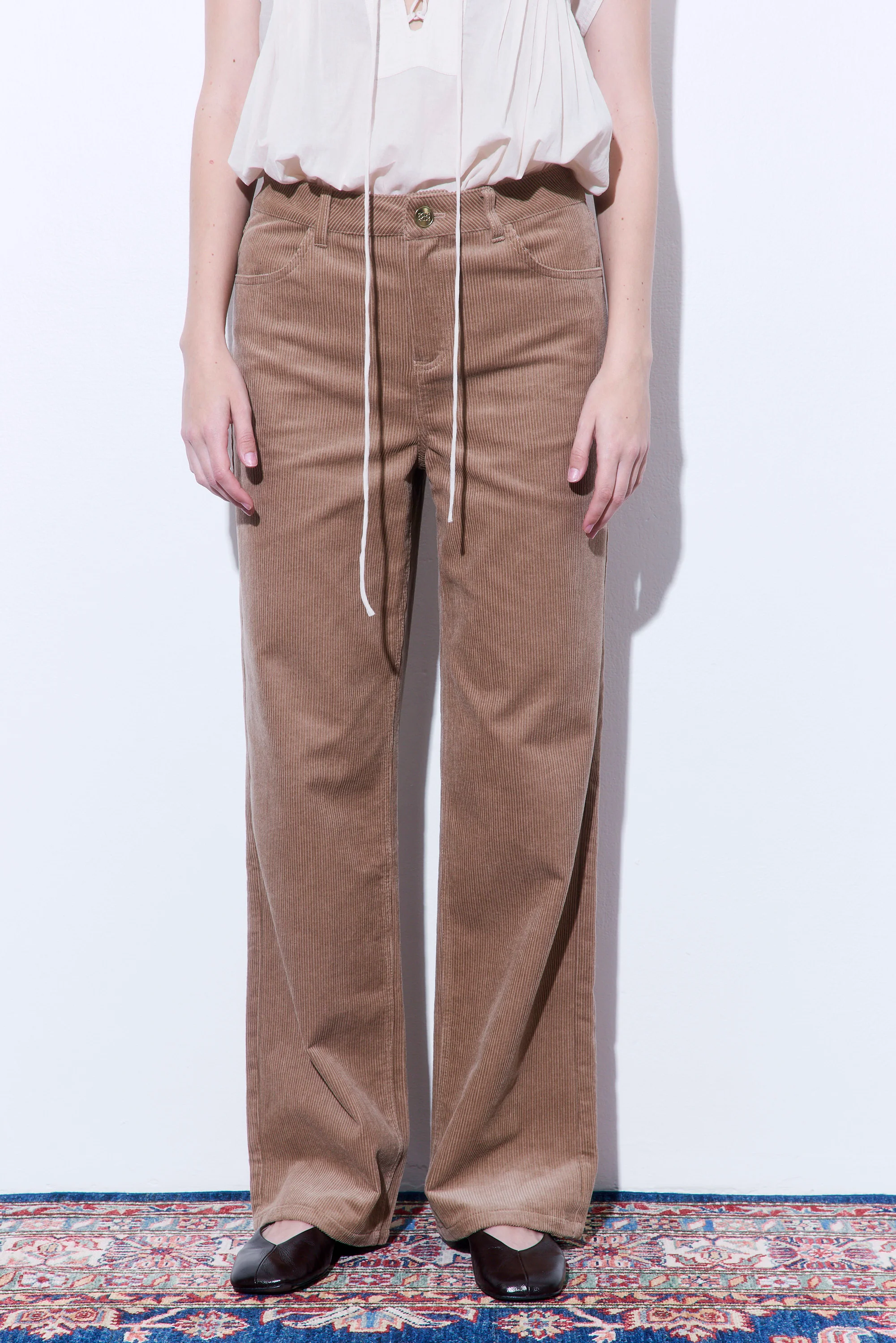 Corduroy Wide Leg Pants - Image 2