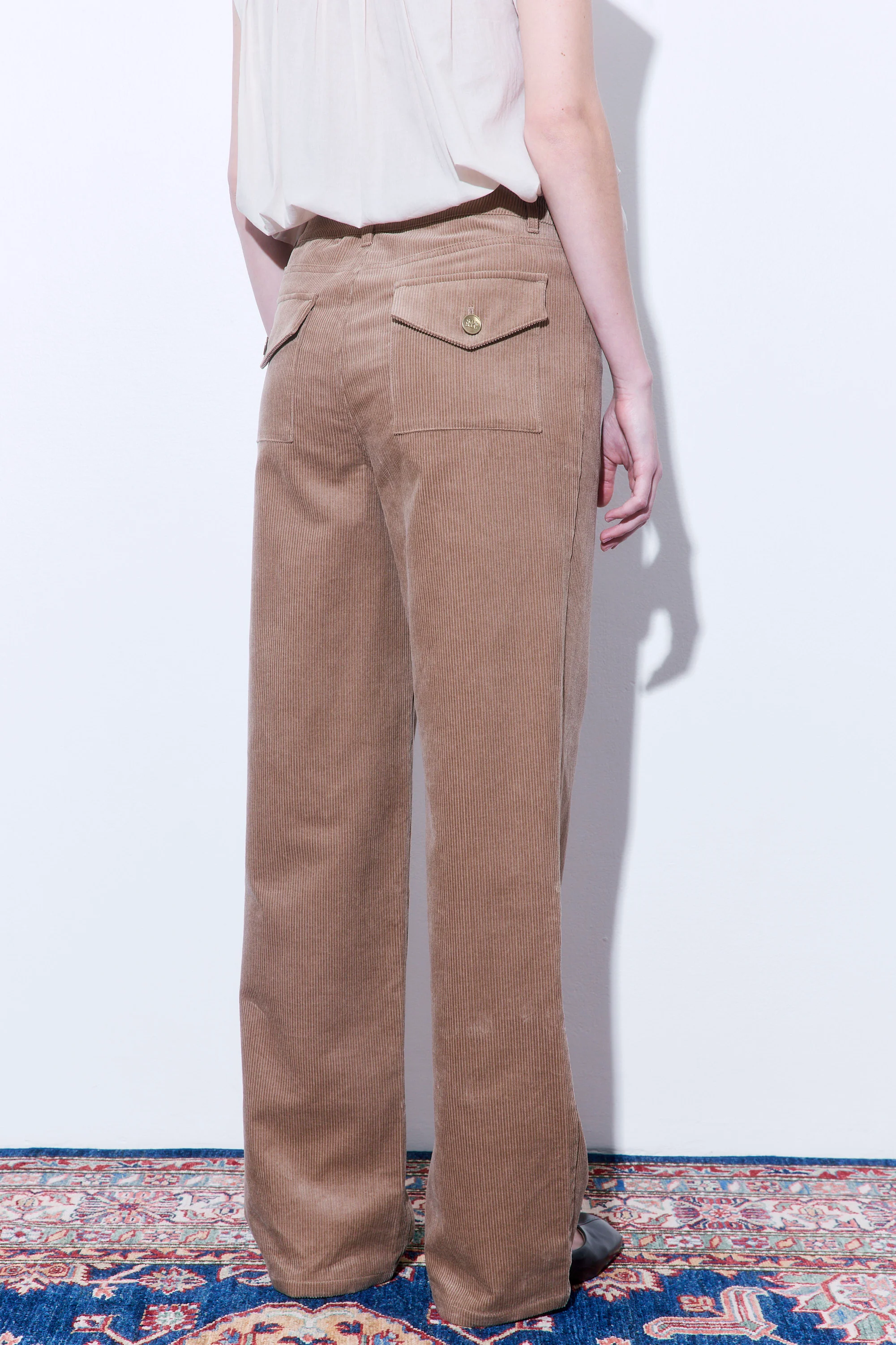 Corduroy Wide Leg Pants - Image 5