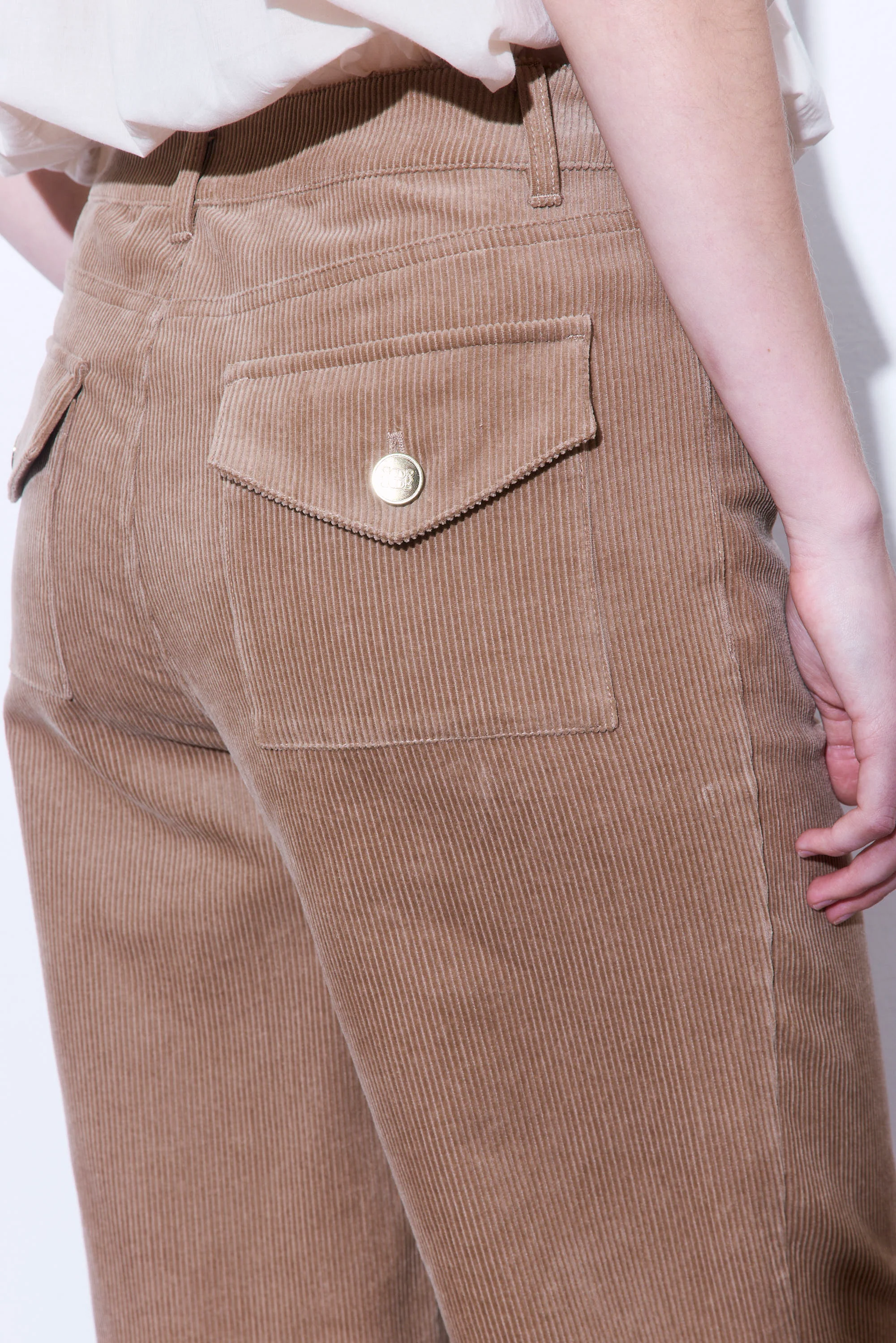 Corduroy Wide Leg Pants - Image 6