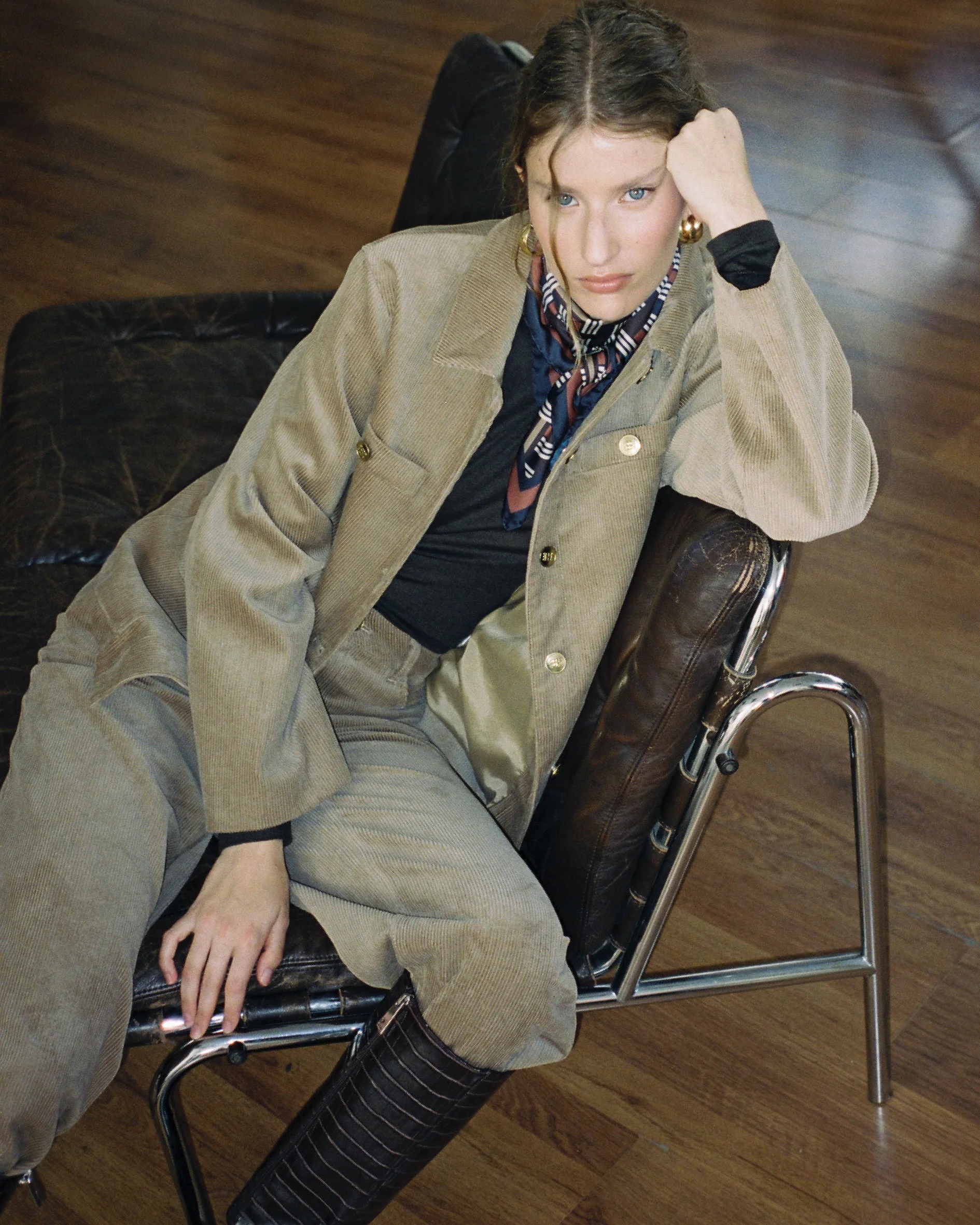 Corduroy Wide Leg Pants - Image 7