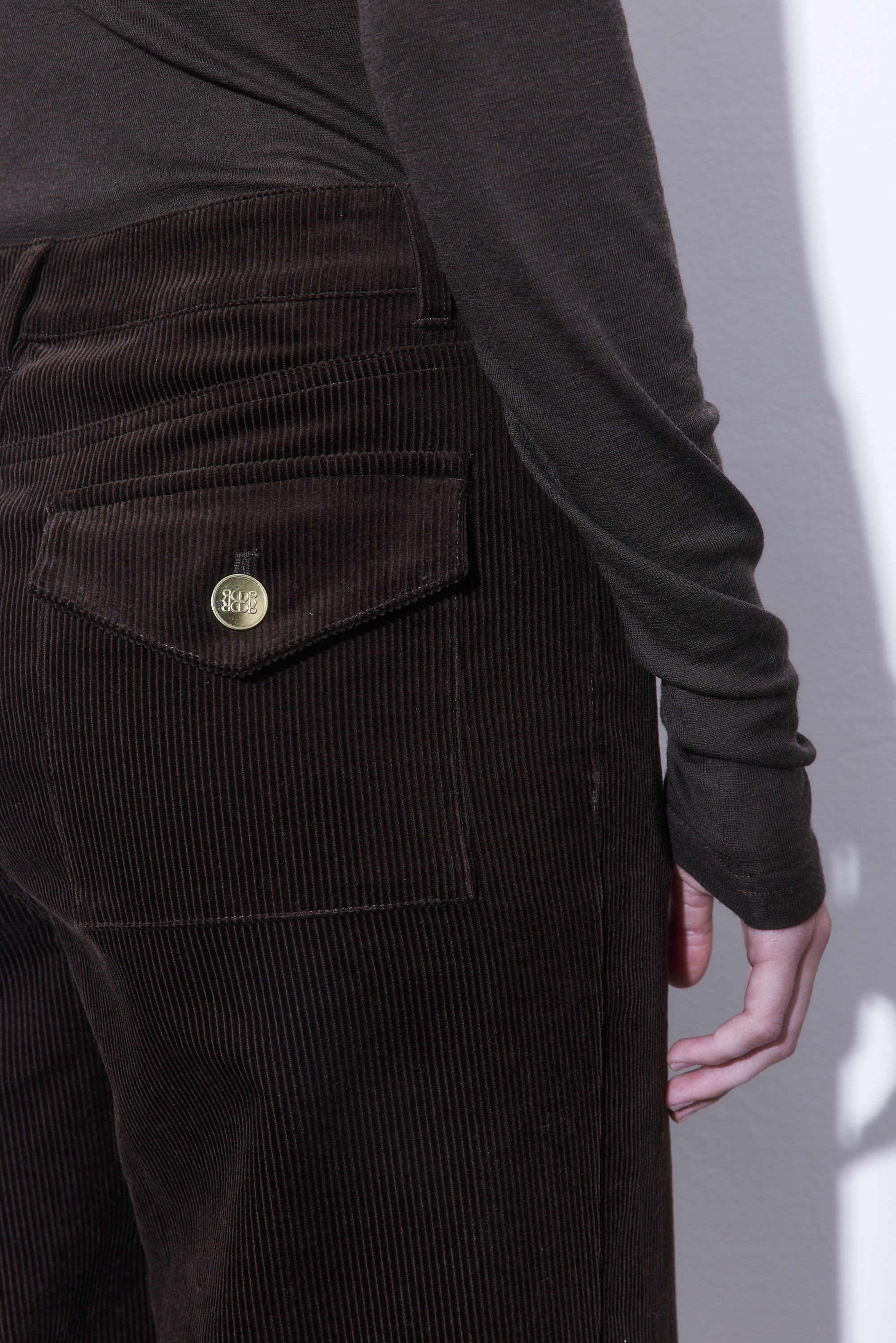 Corduroy Wide Leg Pants - Image 6