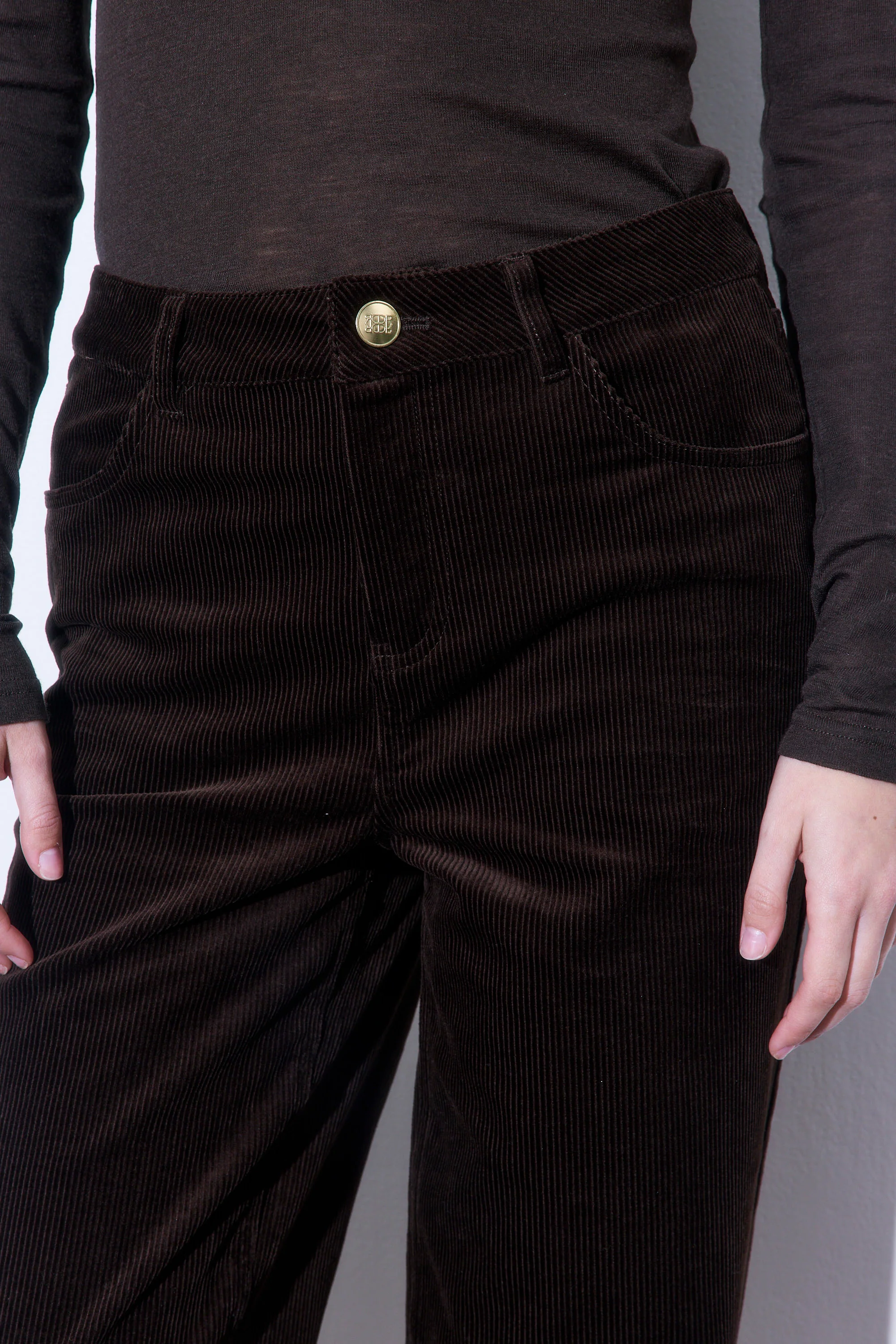 Corduroy Wide Leg Pants - Image 7