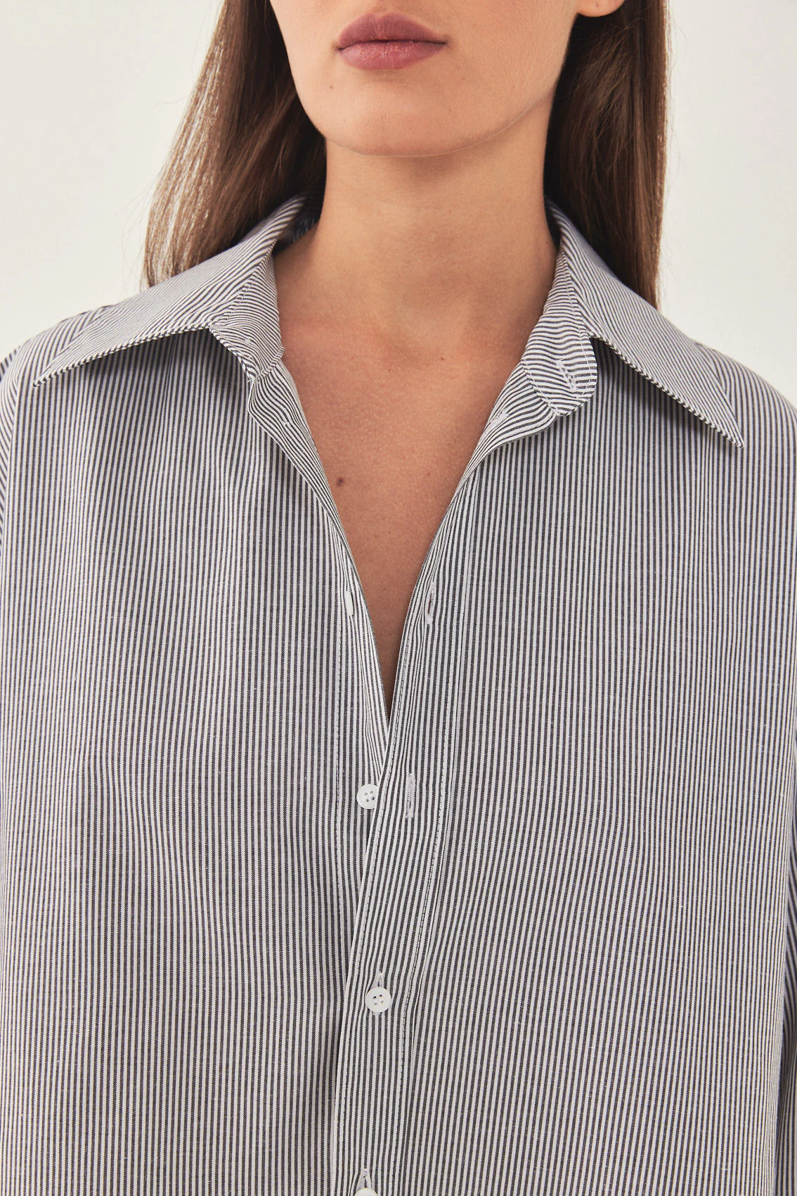 Cotton Button Down Mini Dress - Image 7
