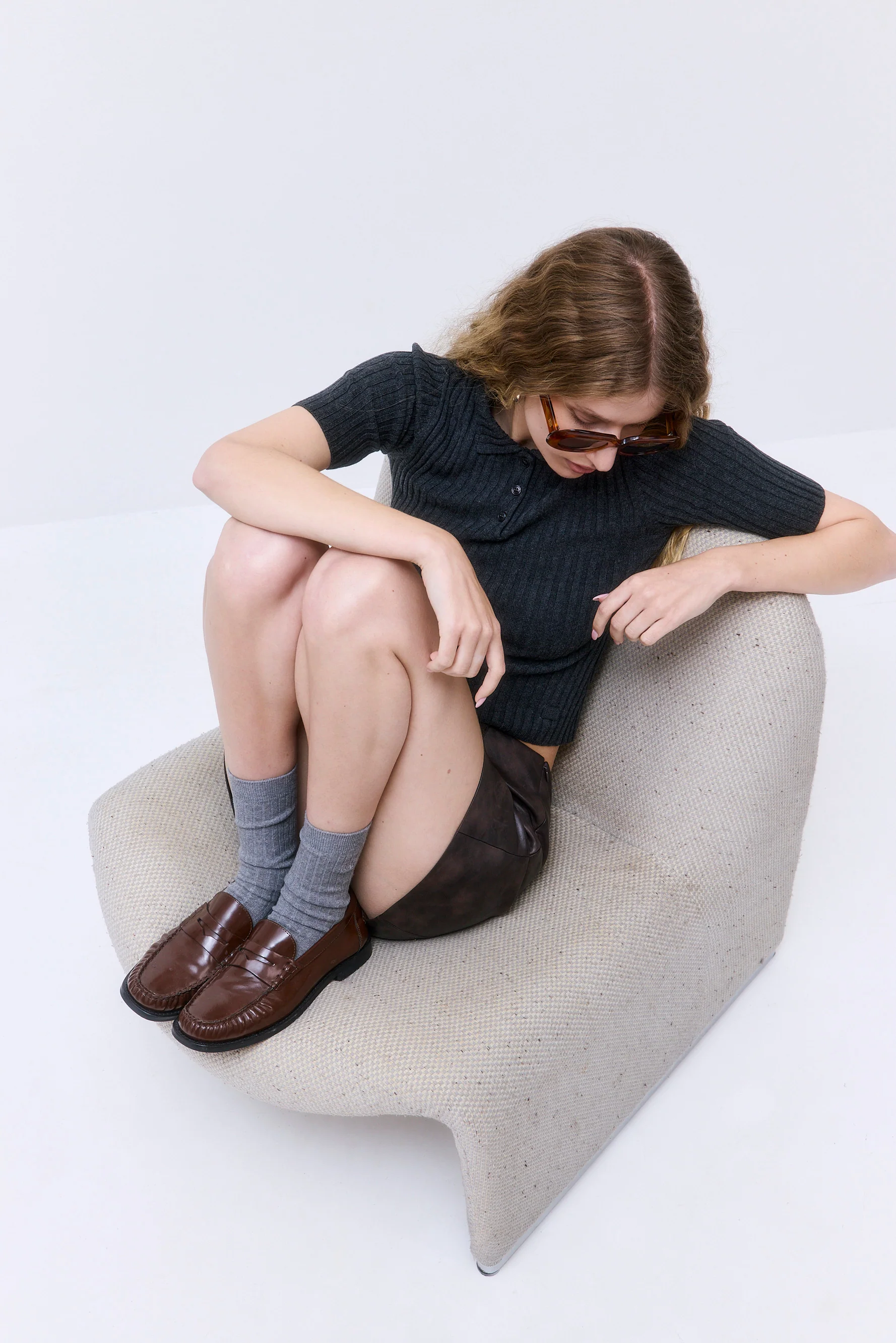 Cozy Ribbed Crew Socks - Image 3