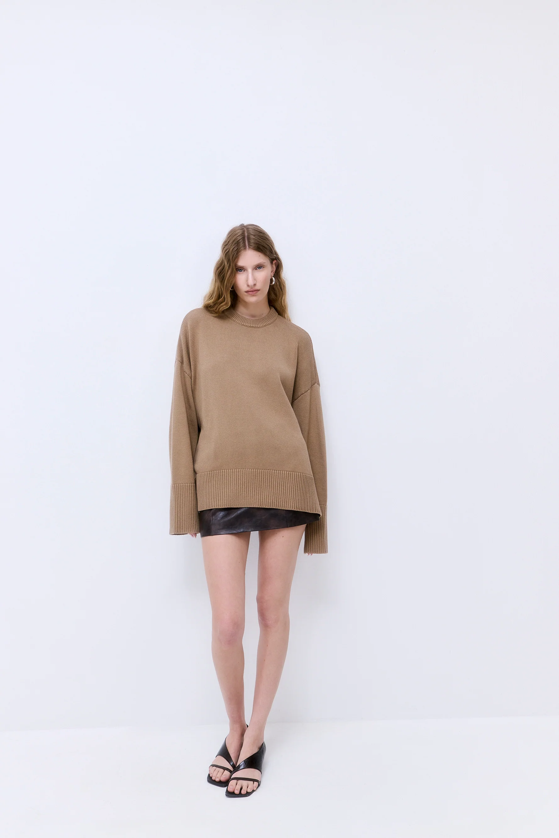 Oversized Crew Neck Jumper - Image 3