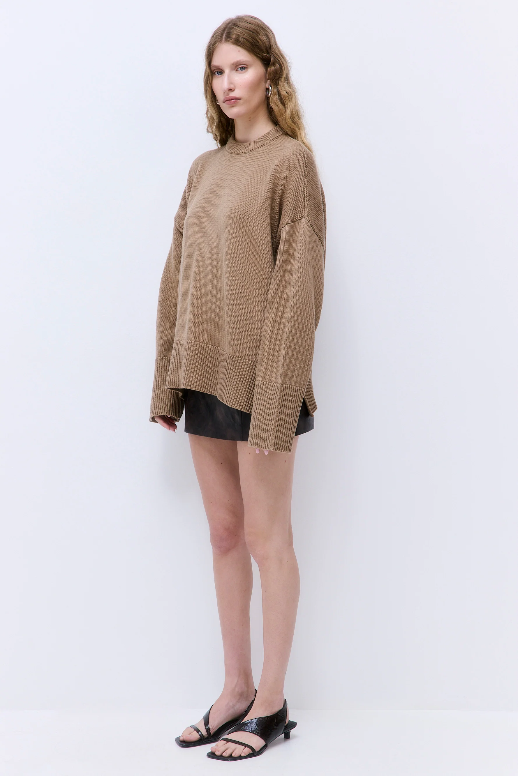 Oversized Crew Neck Jumper - Image 4