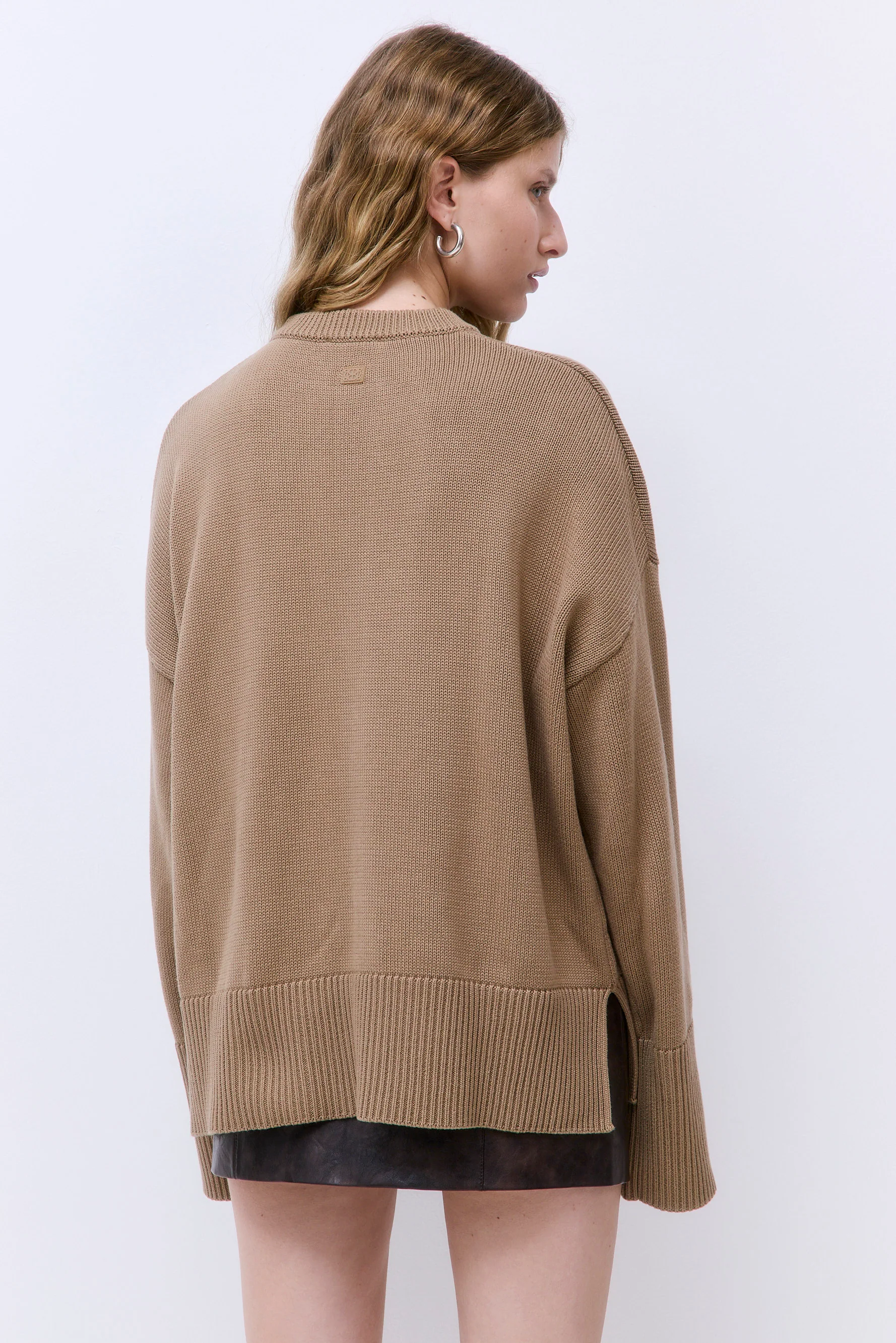 Oversized Crew Neck Jumper - Image 5