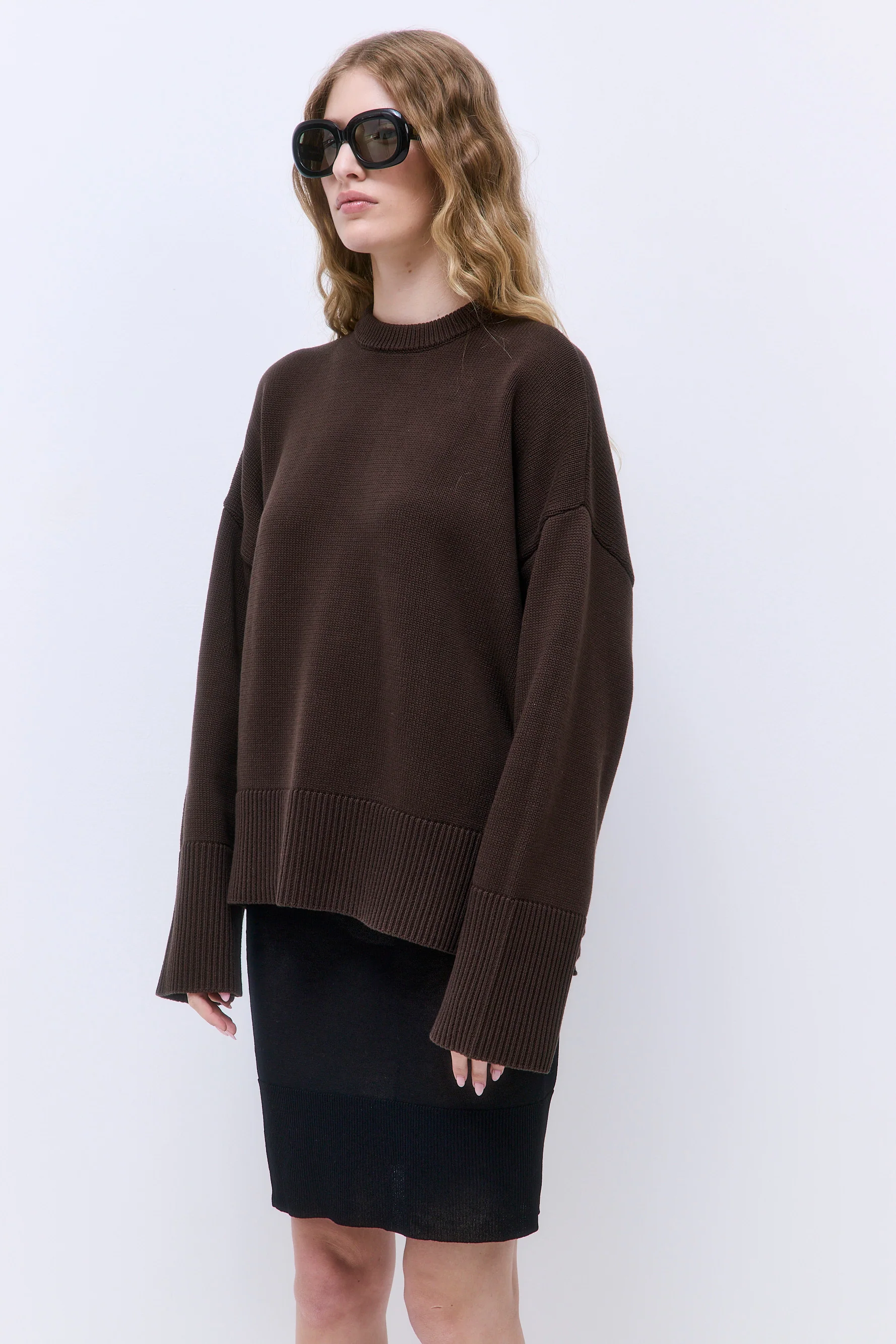 Oversized Crew Neck Jumper - Image 4