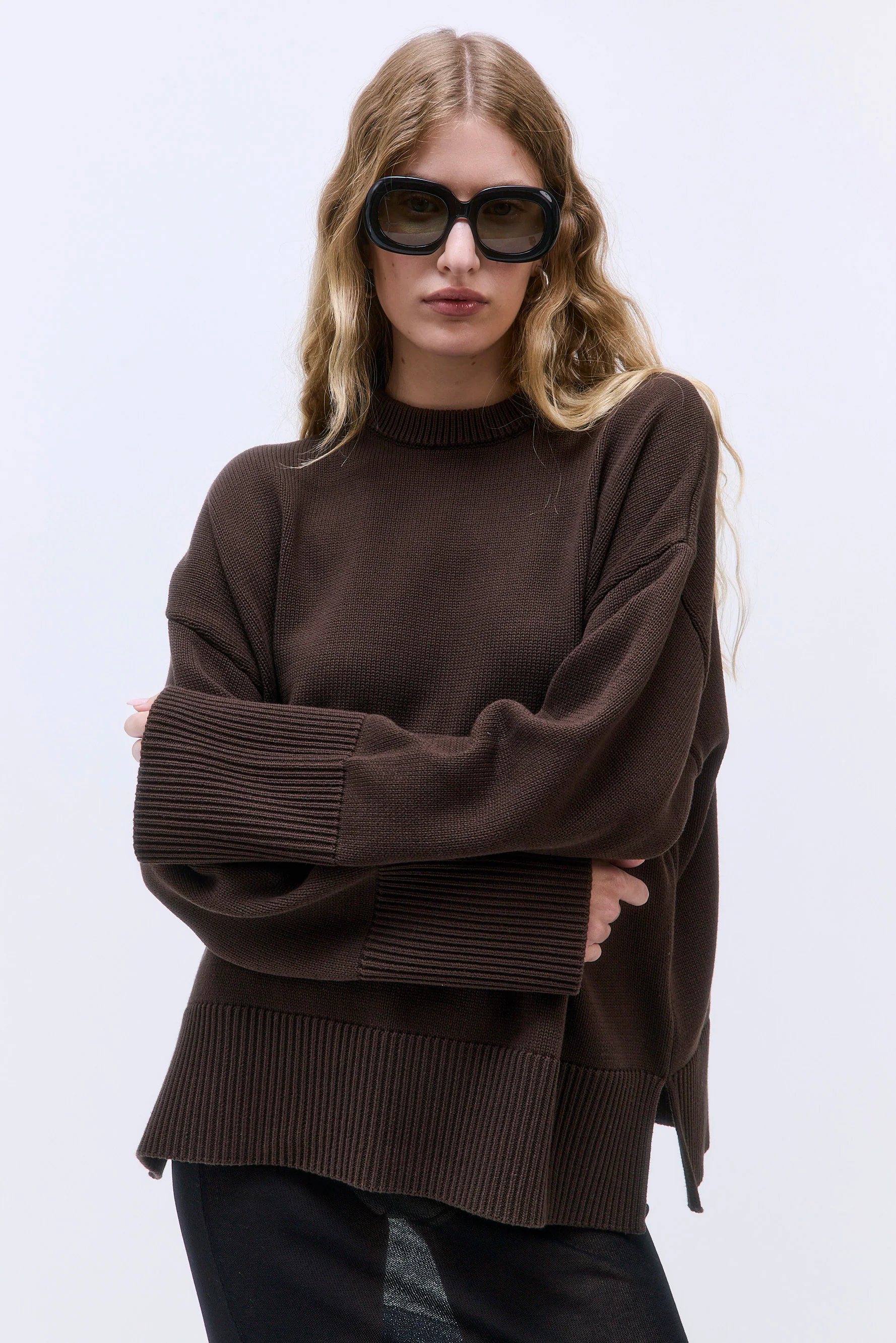 Oversized Crew Neck Jumper - Image 7