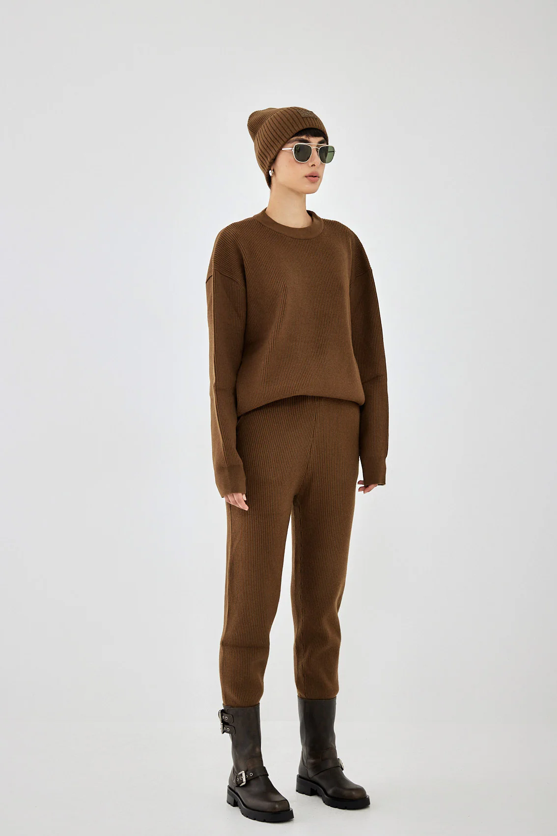 Crewneck Ribbed Sweater - Image 4