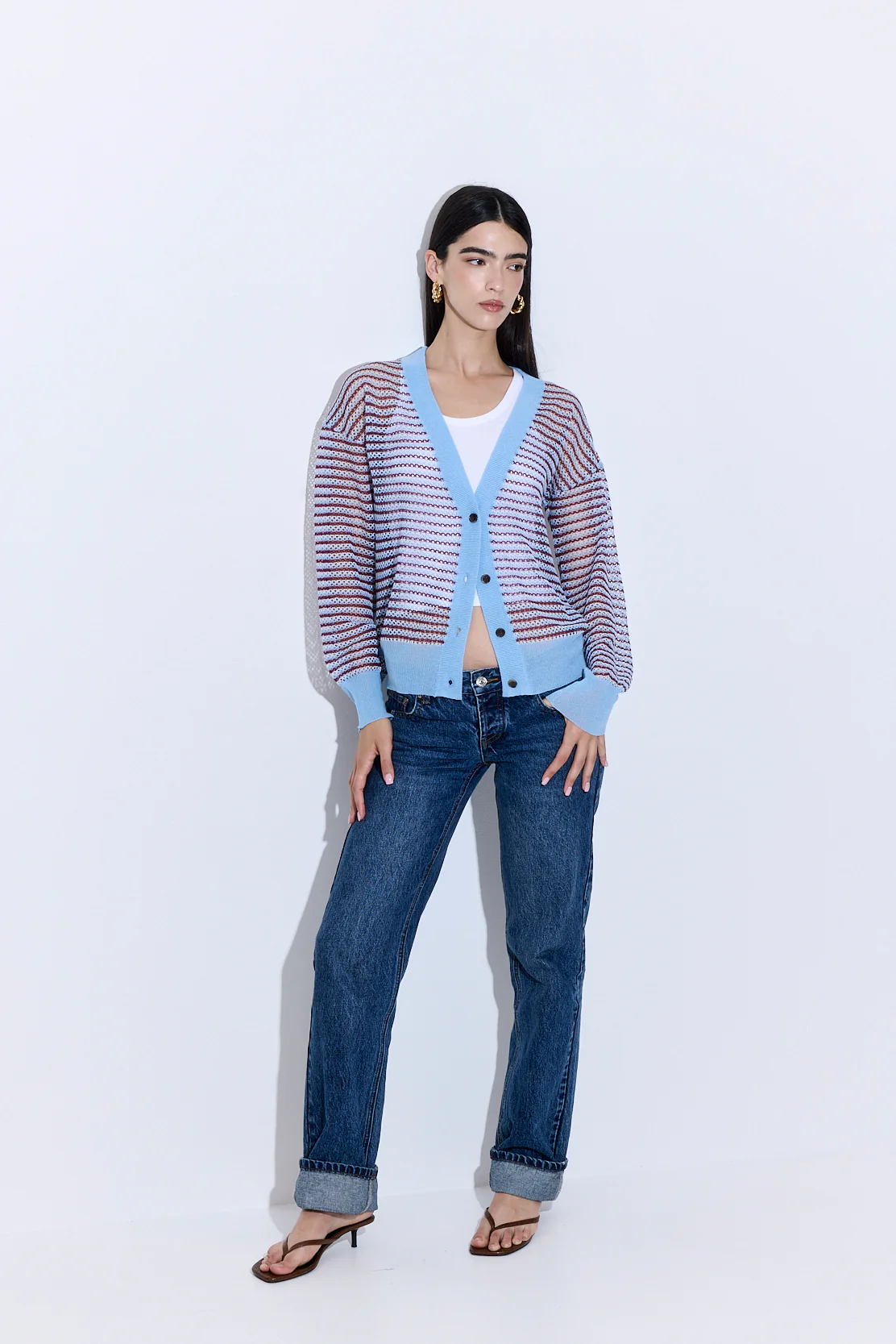 Crochet Cover Up Cardigan - Image 3