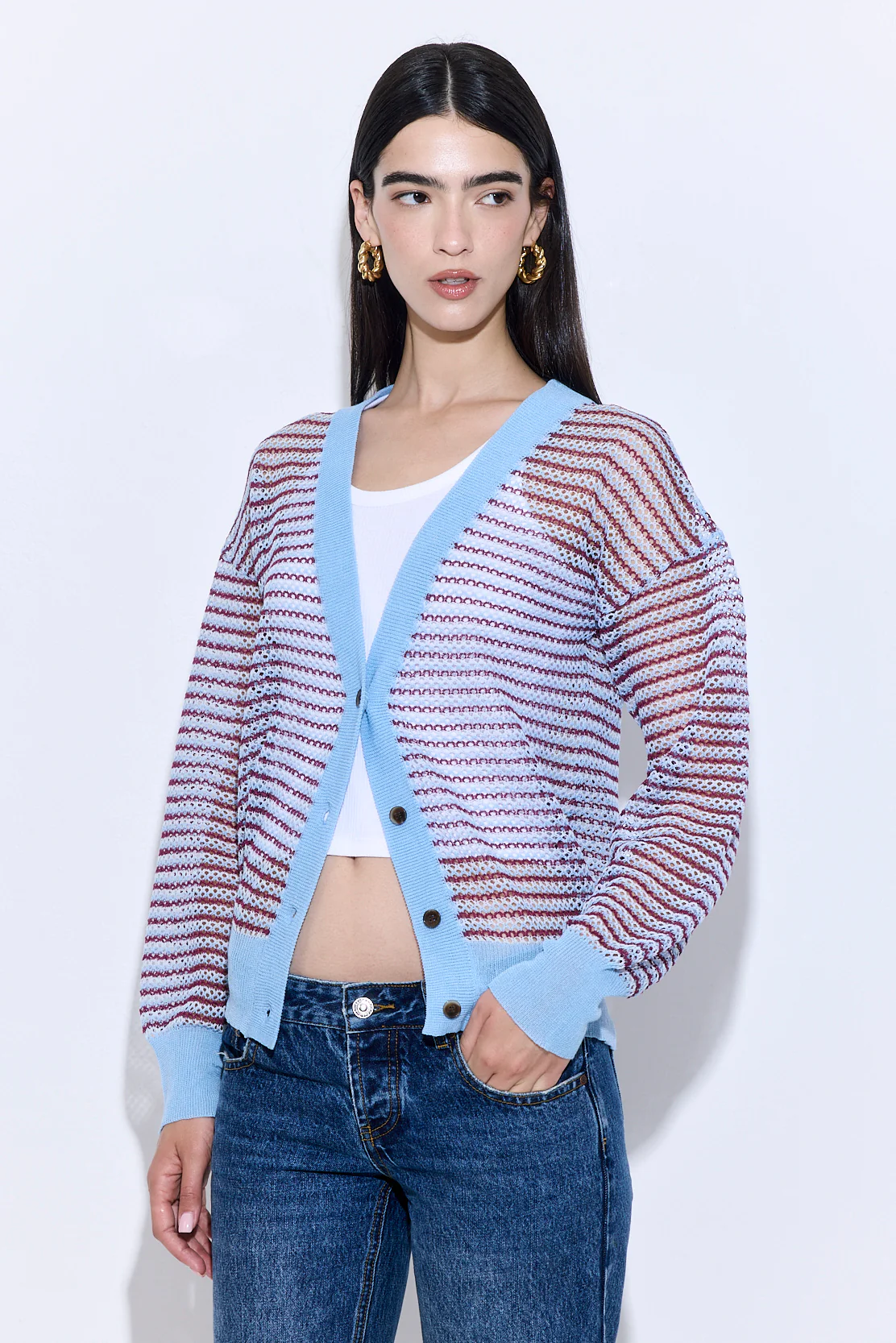 Crochet Cover Up Cardigan - Image 4