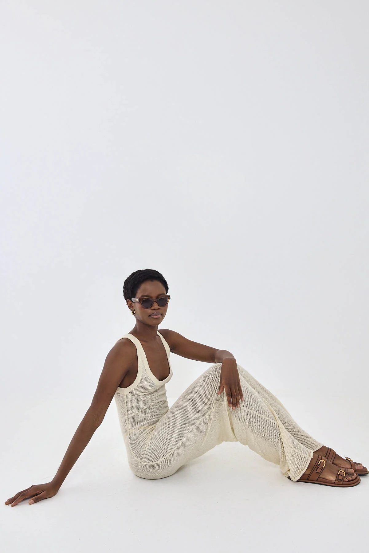 Crochet Deep Scoop Maxi Dress - Image 10