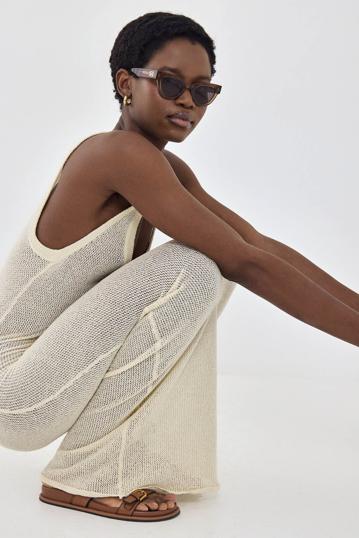 Crochet Deep Scoop Maxi Dress - Image 12