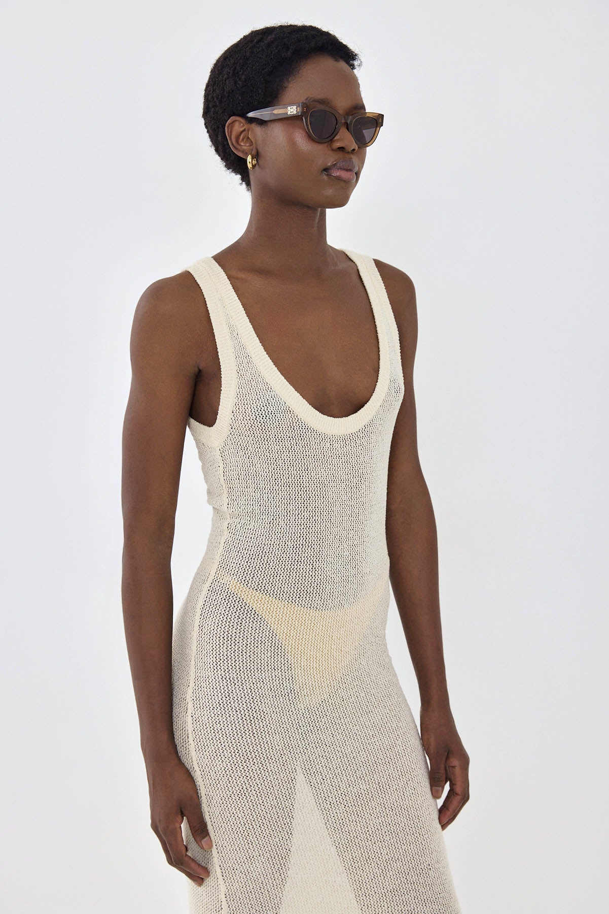 Crochet Deep Scoop Maxi Dress - Image 8