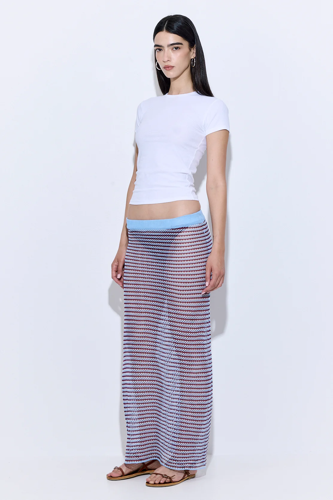 Crochet Maxi Skirt - Image 3