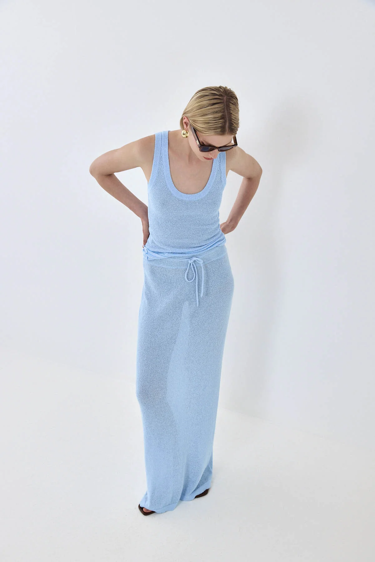 Crochet Maxi Skirt - Image 3