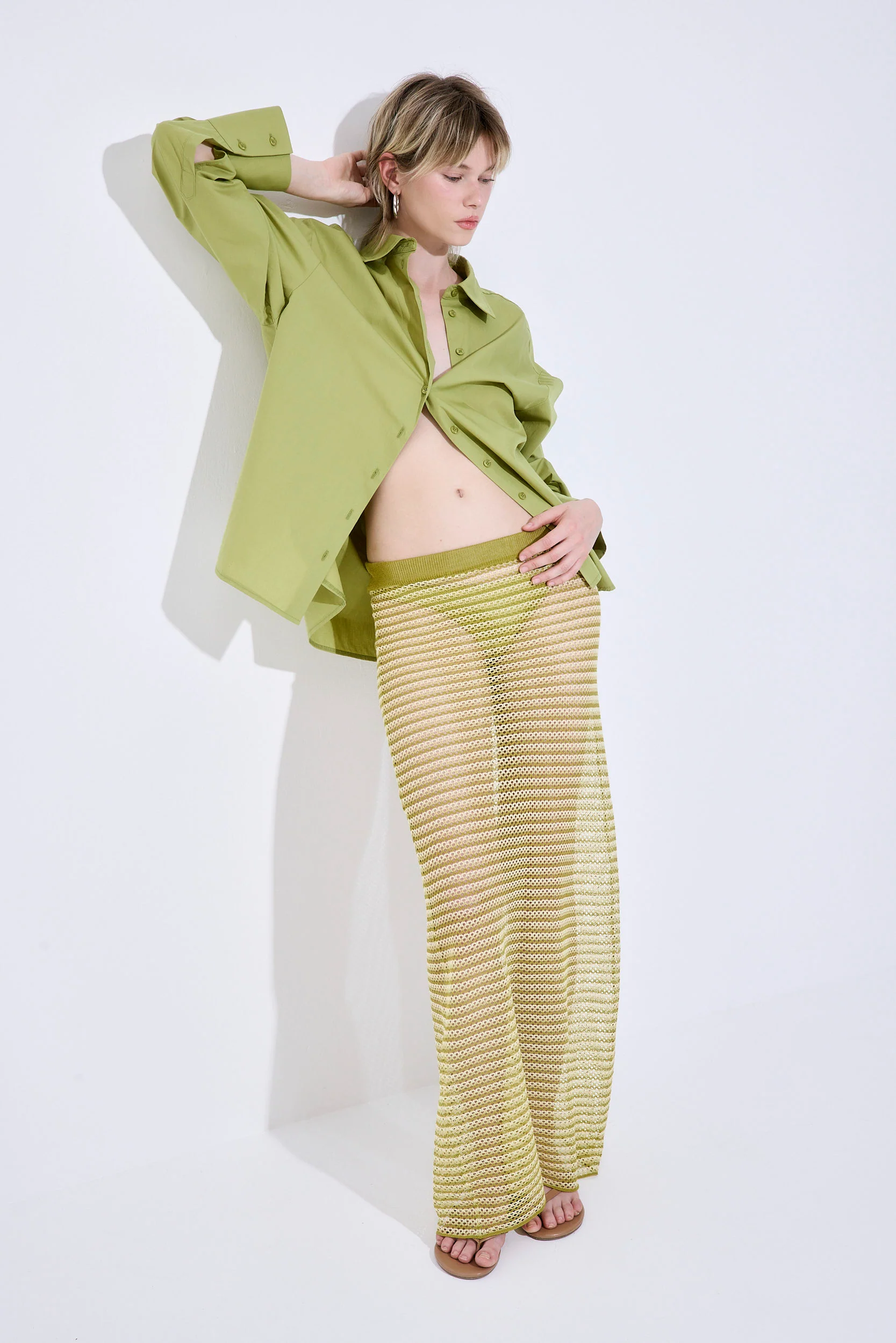 Crochet Maxi Skirt - Image 3