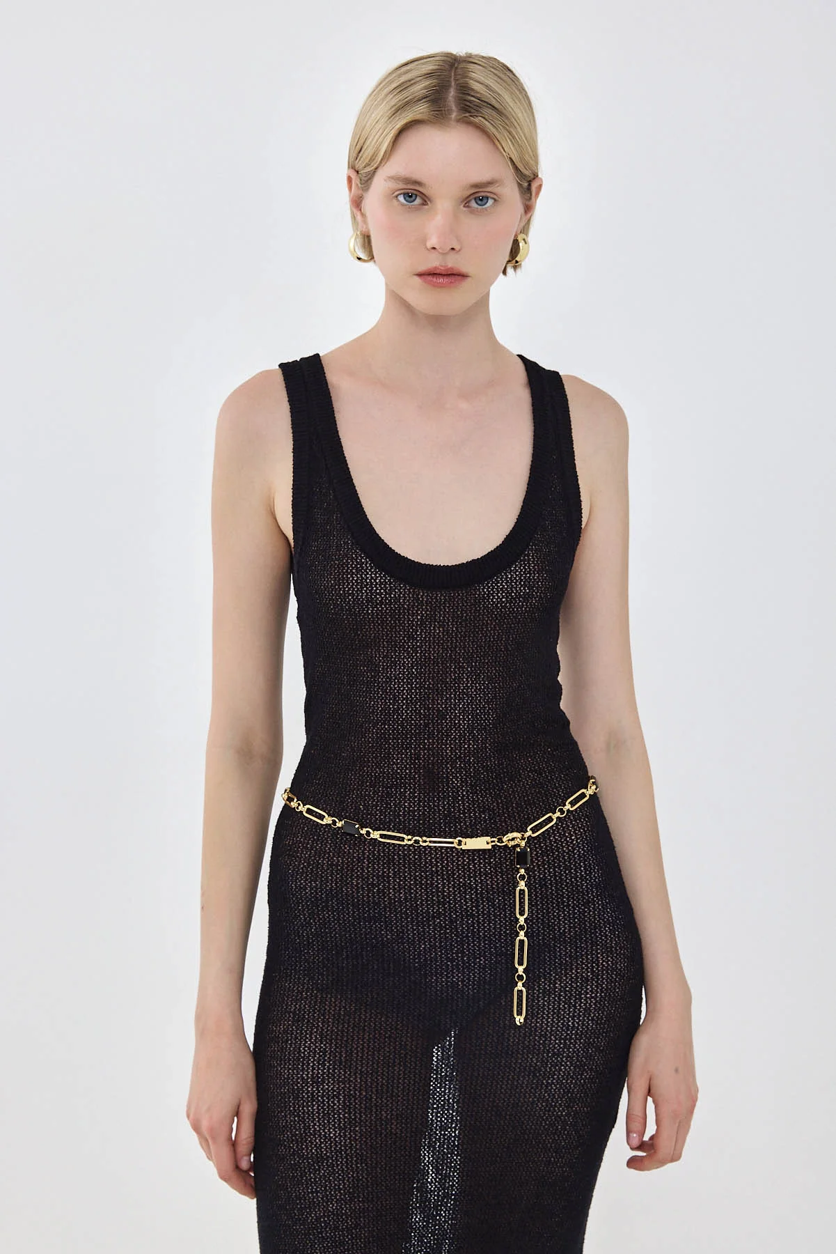 Crochet Deep Scoop Maxi Dress - Image 3