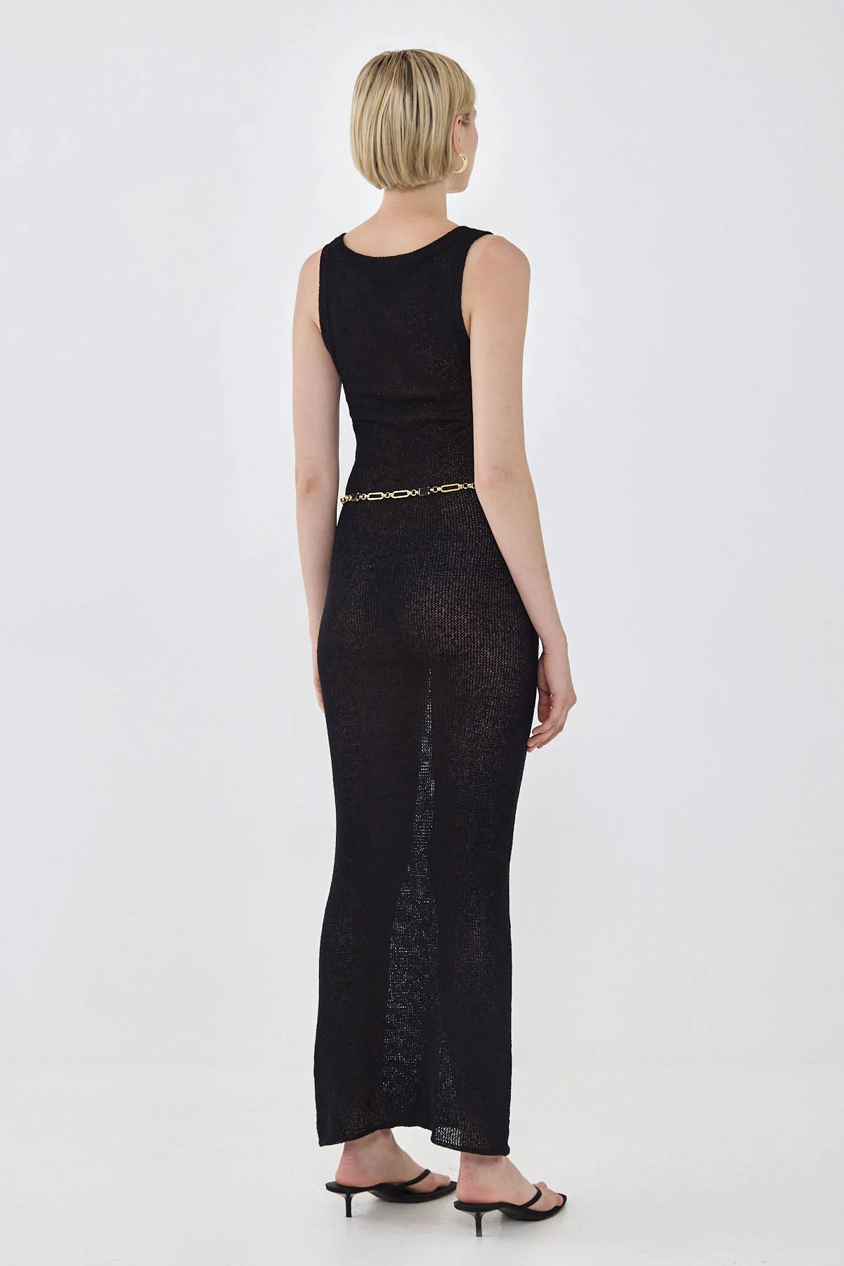 Crochet Deep Scoop Maxi Dress - Image 5