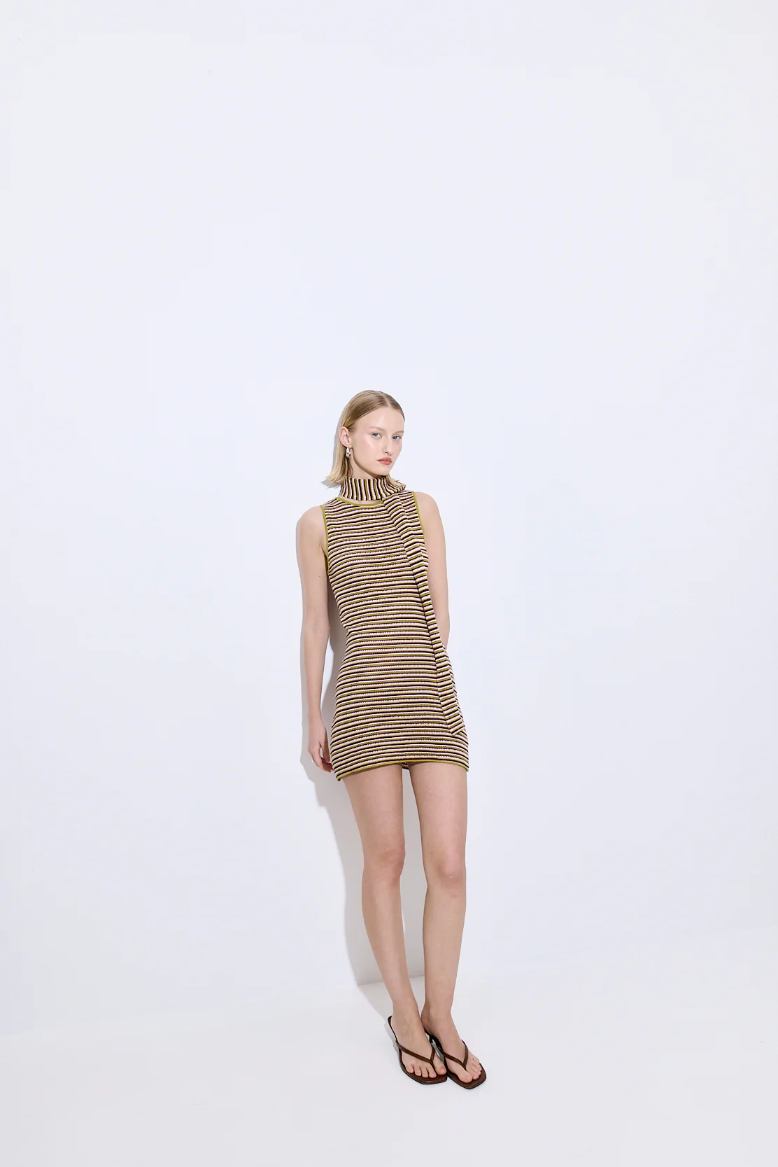 Crochet Tank Mini Dress - Image 3