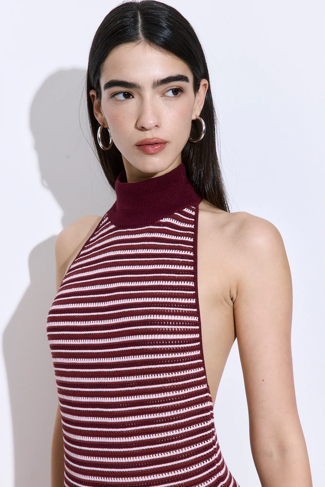 Crochet Turtle Neck  Maxi Dress - Image 6