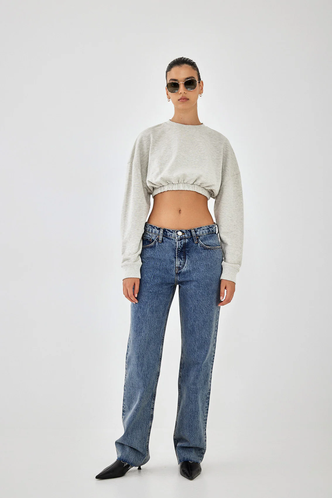 Cropped Sweatshirt - Image 2