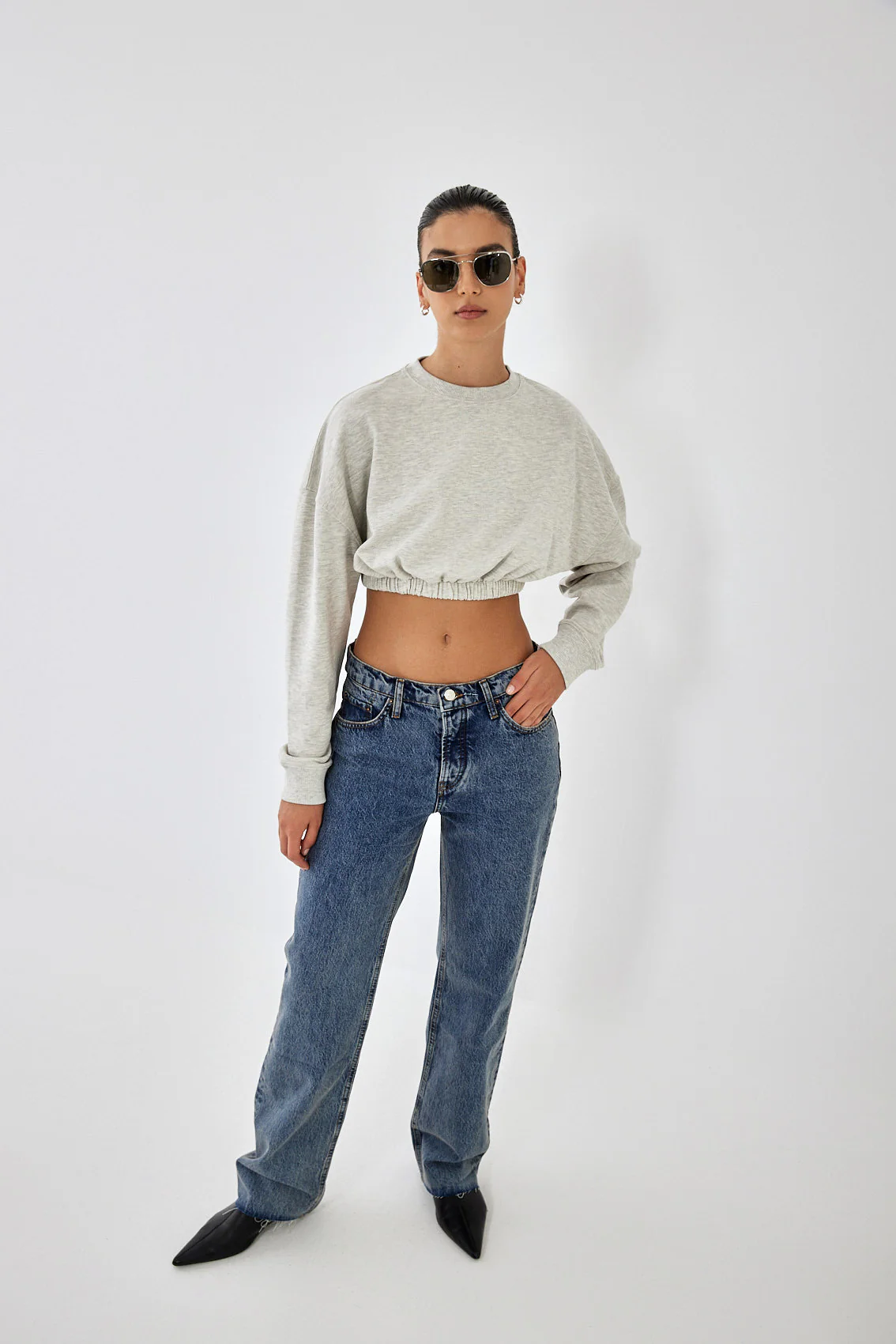 Cropped Sweatshirt - Image 3