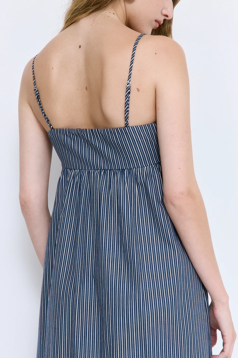 Strappy Poplin Maxi Dress - Image 7