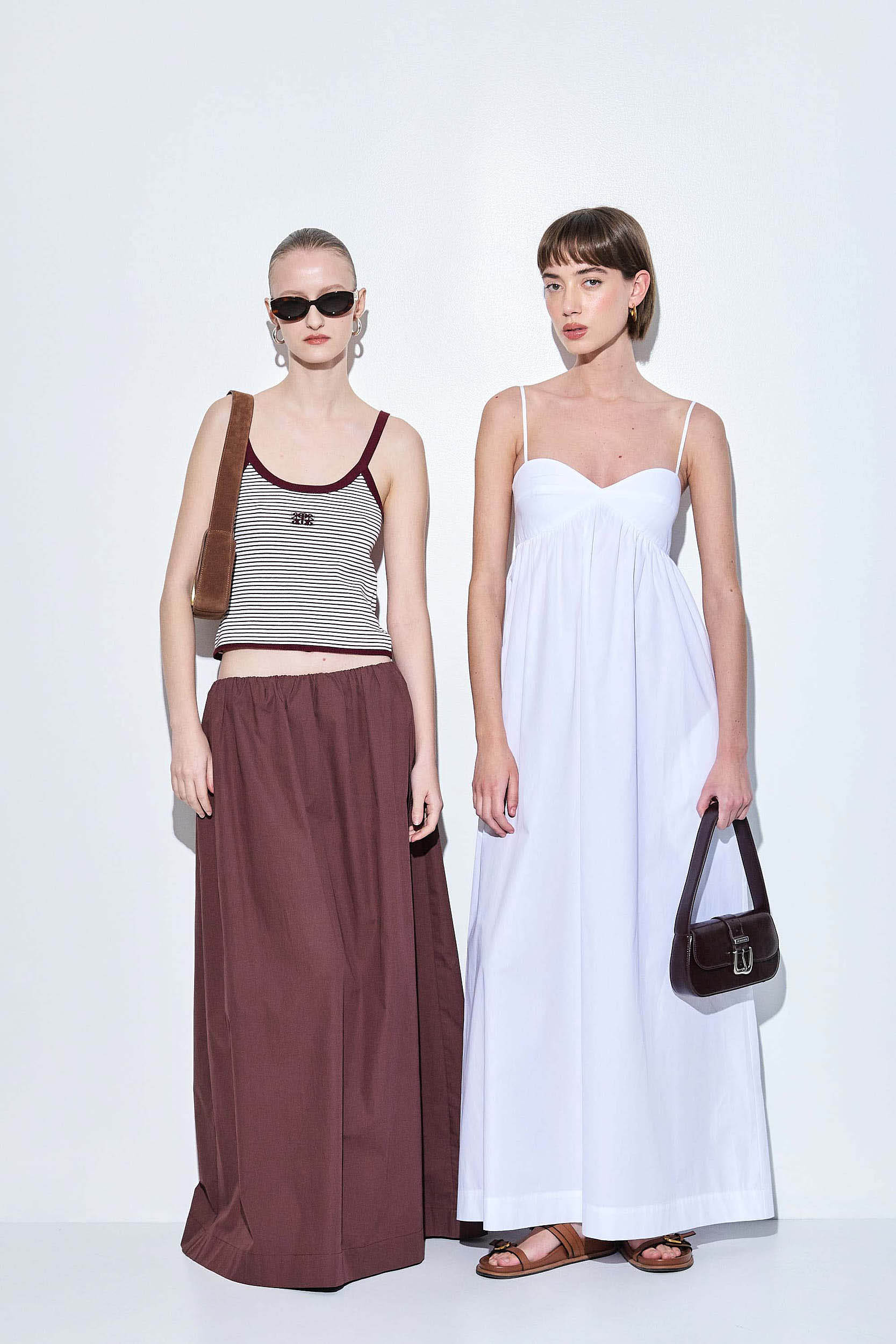 Cup Detail Poplin Maxi Dress - Image 10