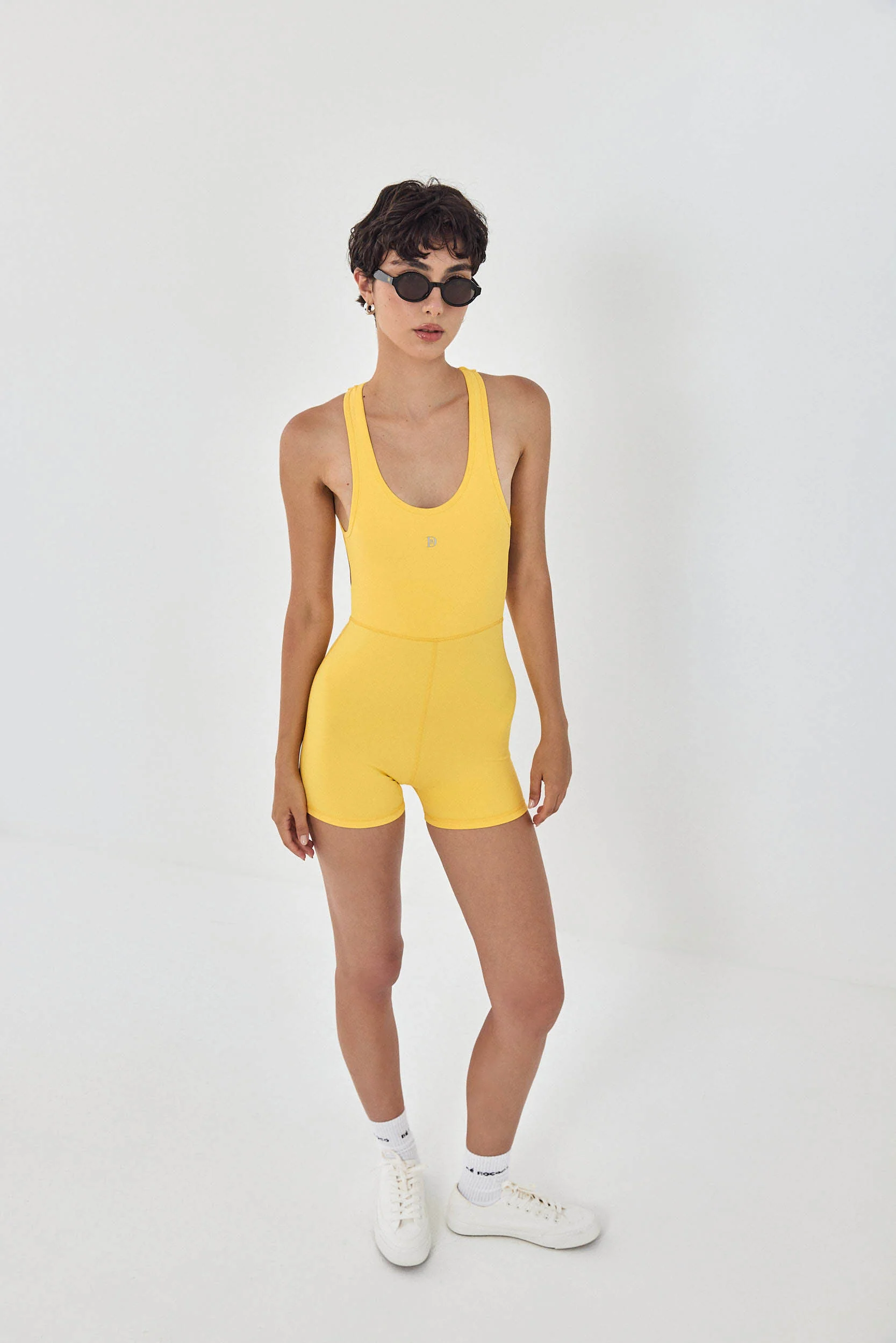 Dé Open Back Short Jumpsuit - Image 3