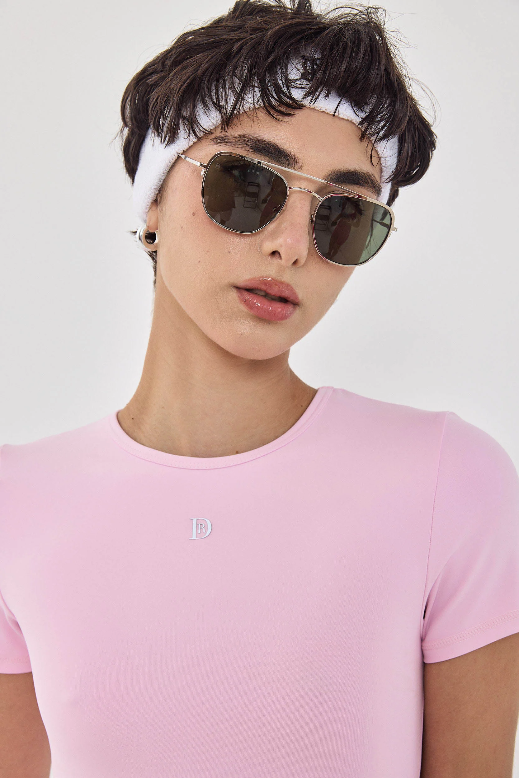 Dé Short Sleeved Cropped Top - Image 7
