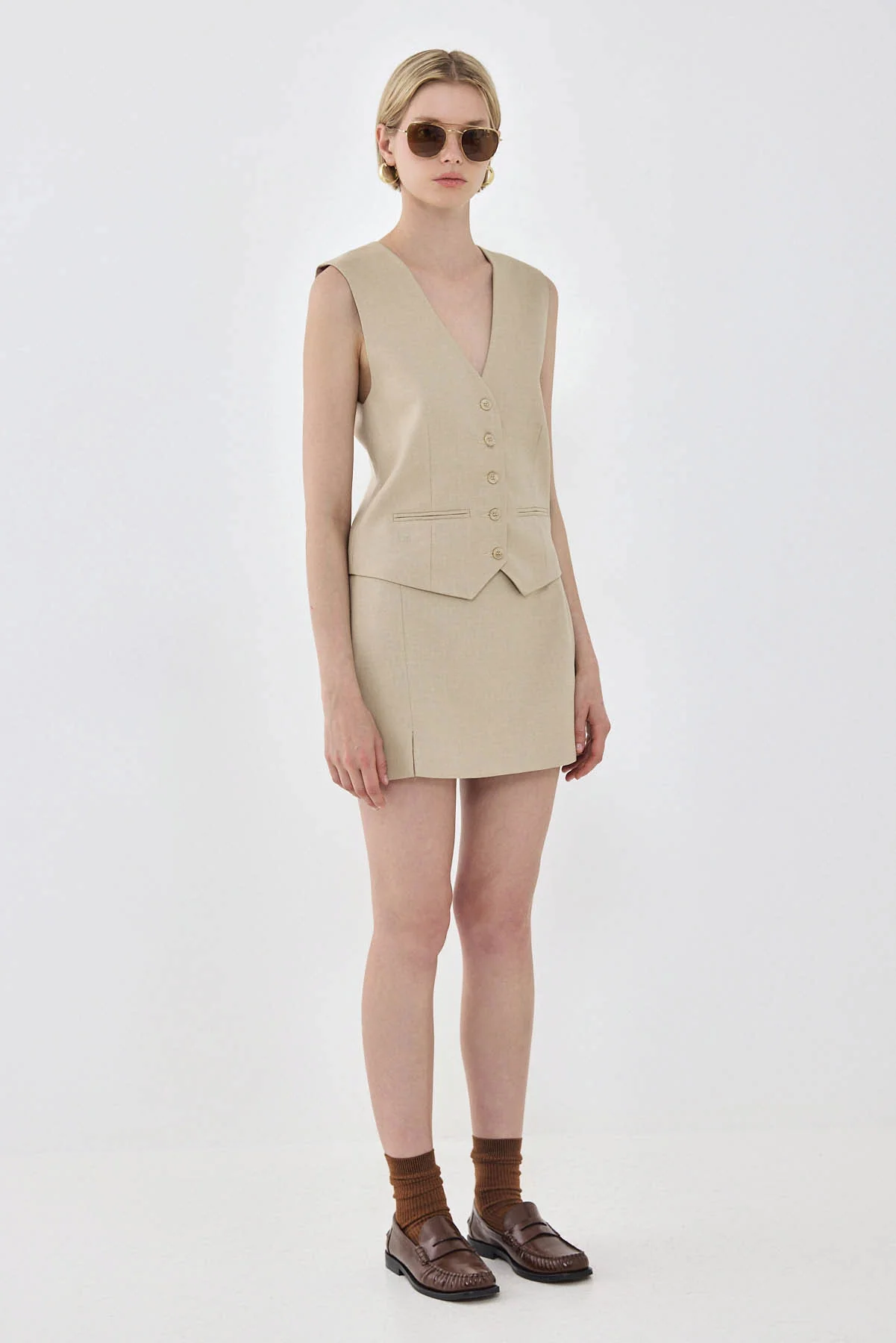 Daddy Slit Mini Skirt - Image 3