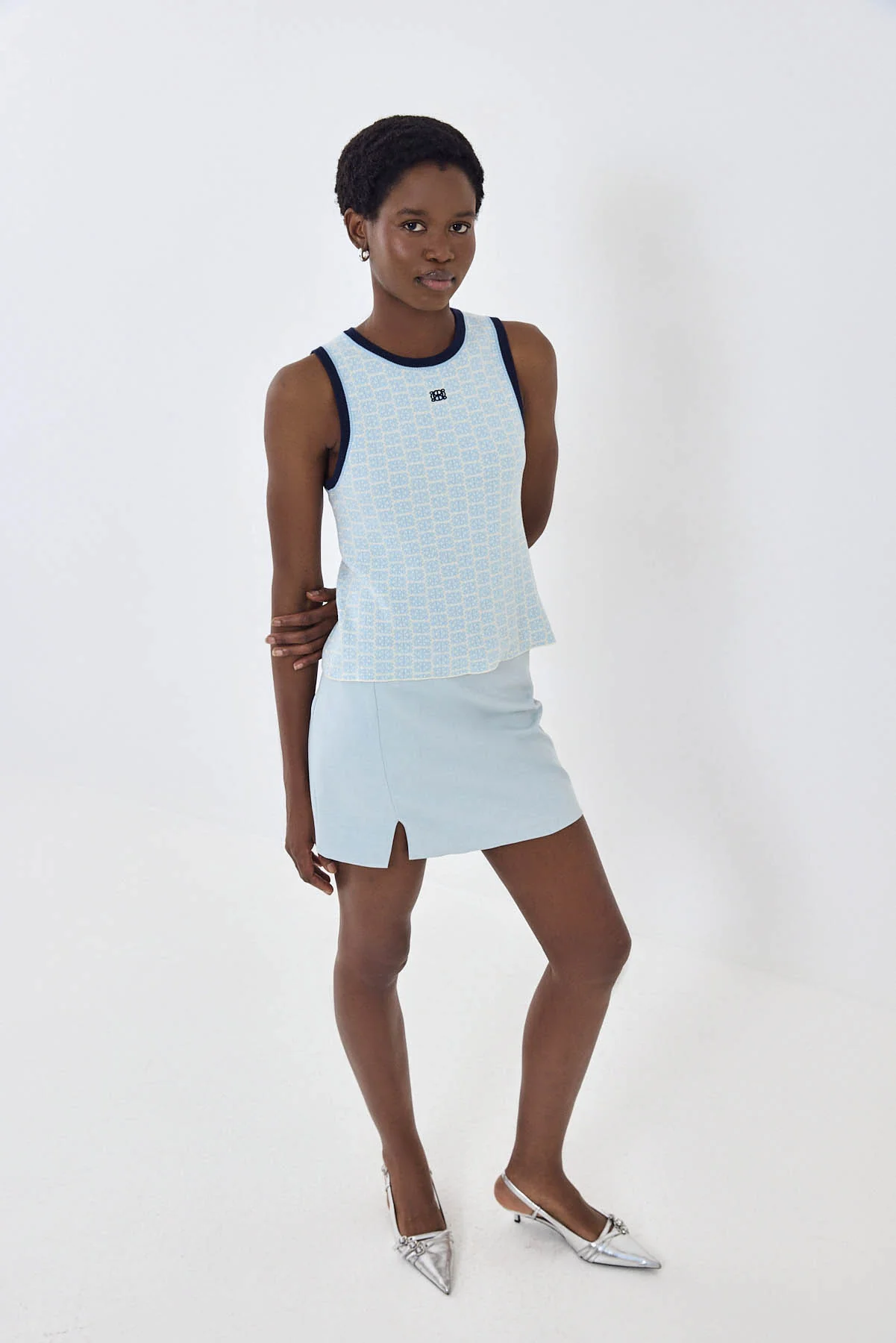 Daddy Slit Mini Skirt - Image 3