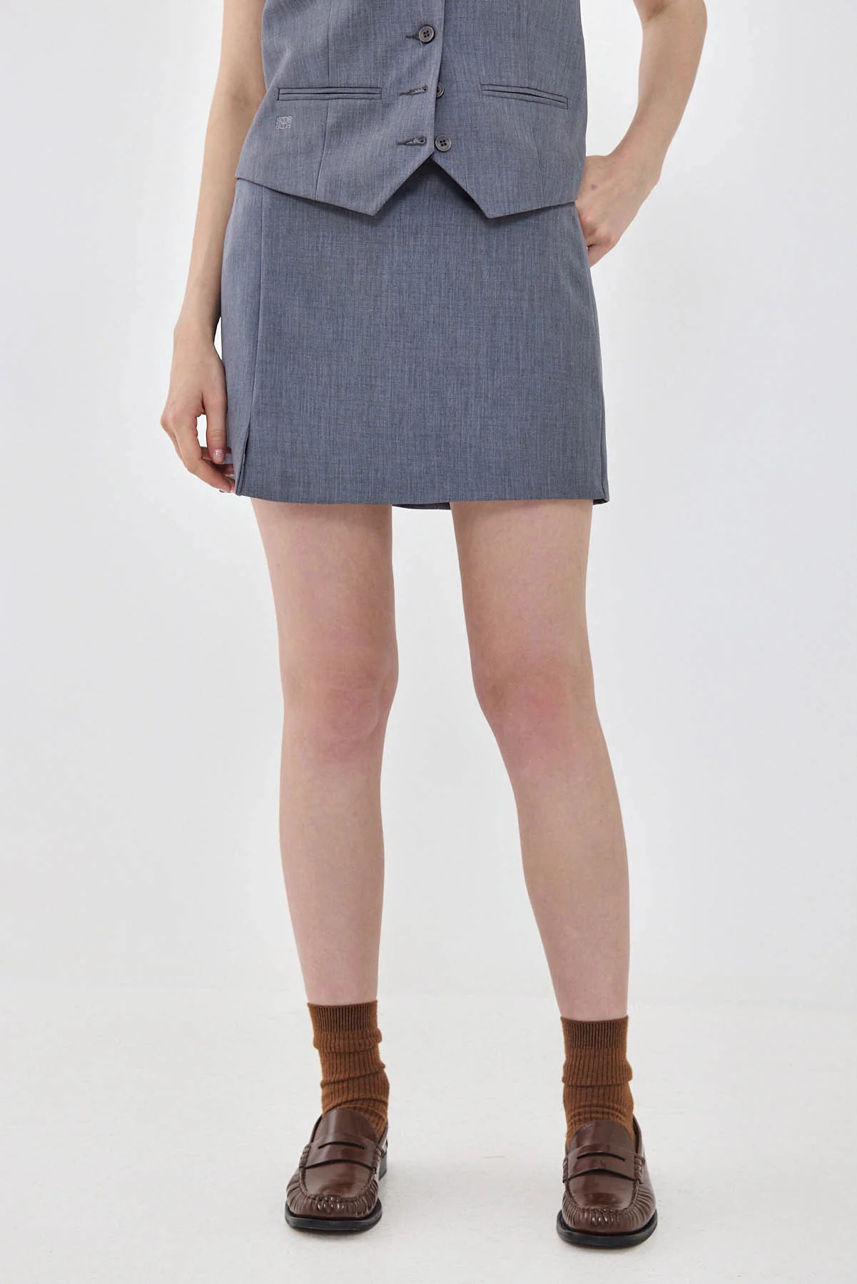 Daddy Slit Mini Skirt - Image 2