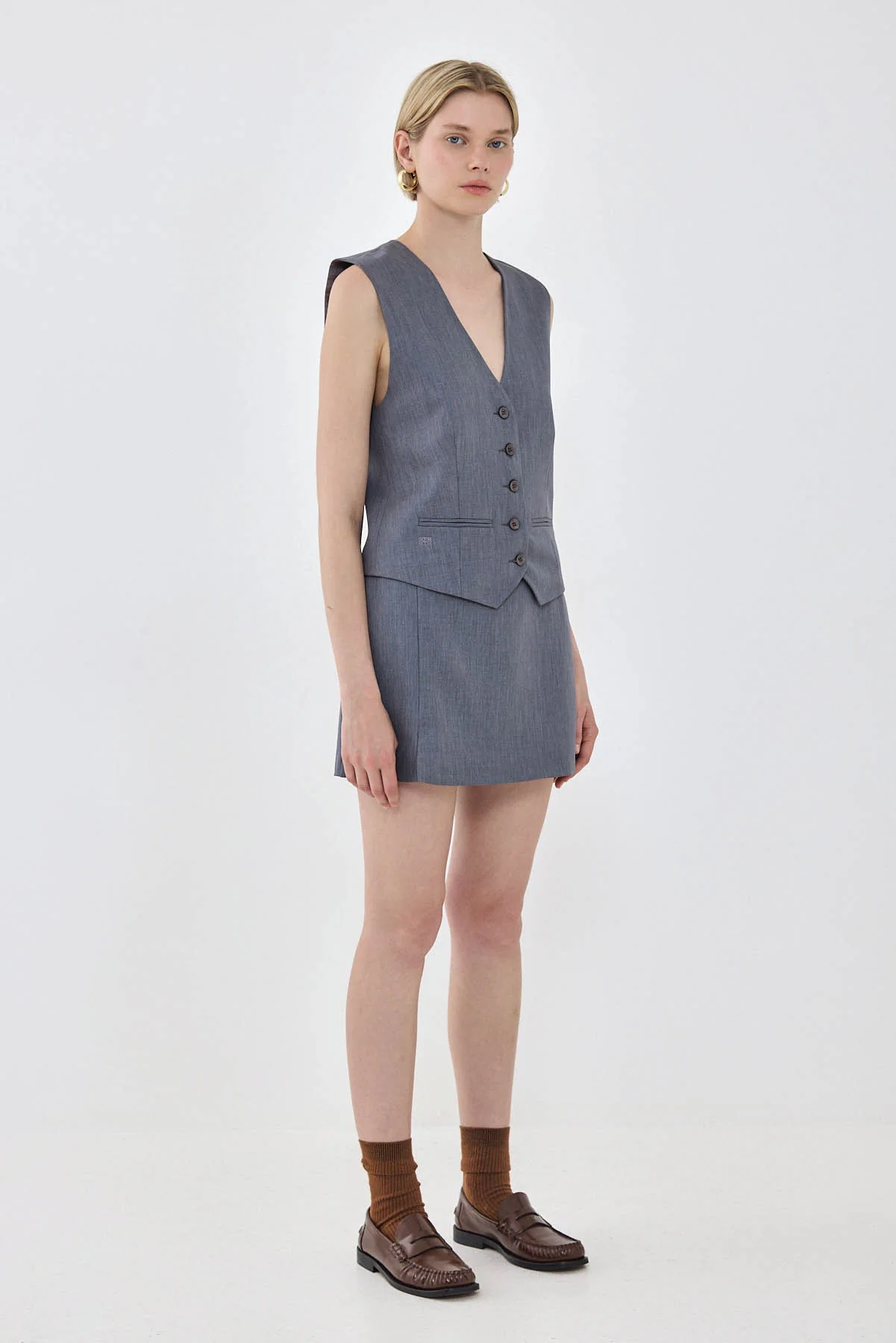 Daddy Slit Mini Skirt - Image 4