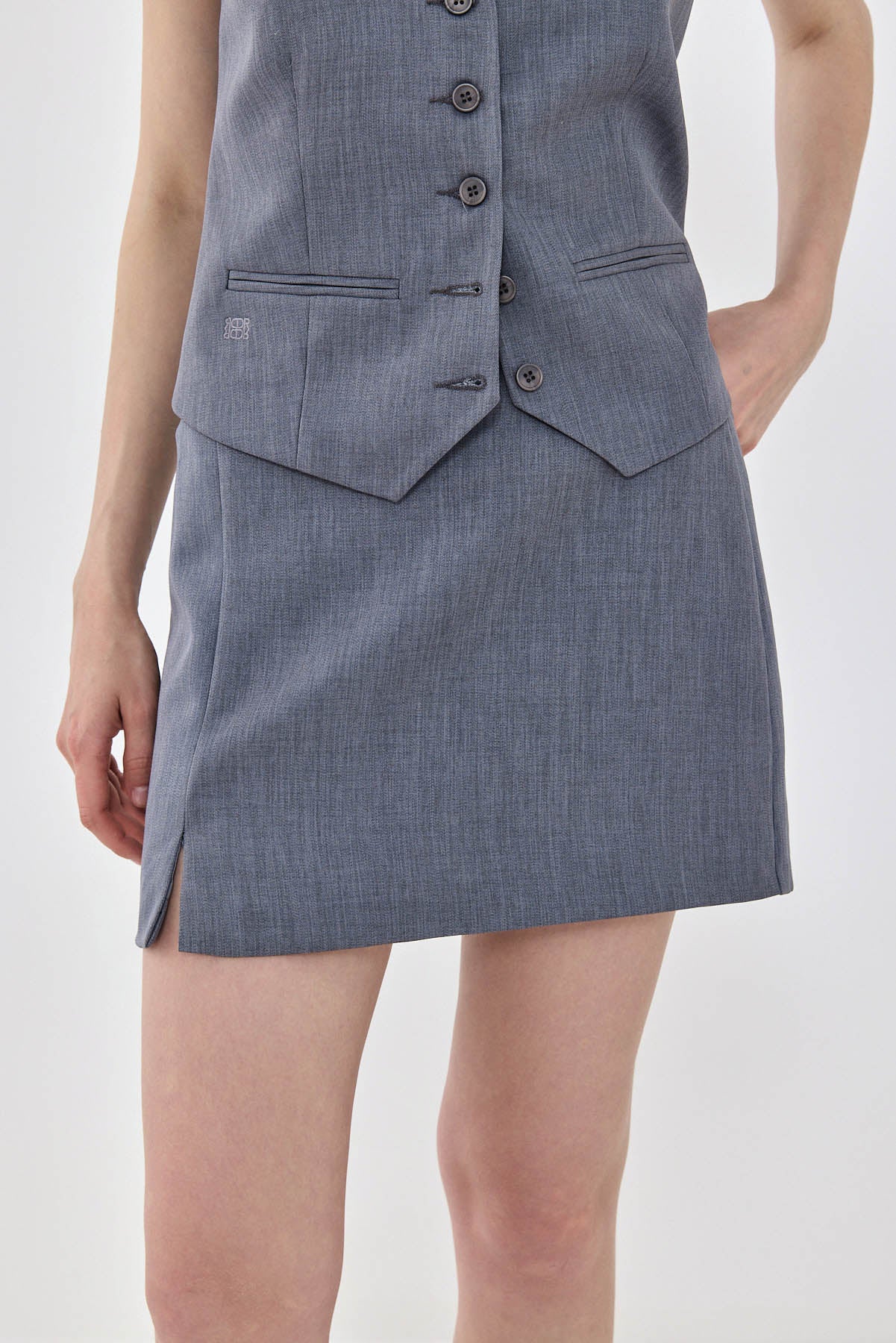 Daddy Slit Mini Skirt - Image 8