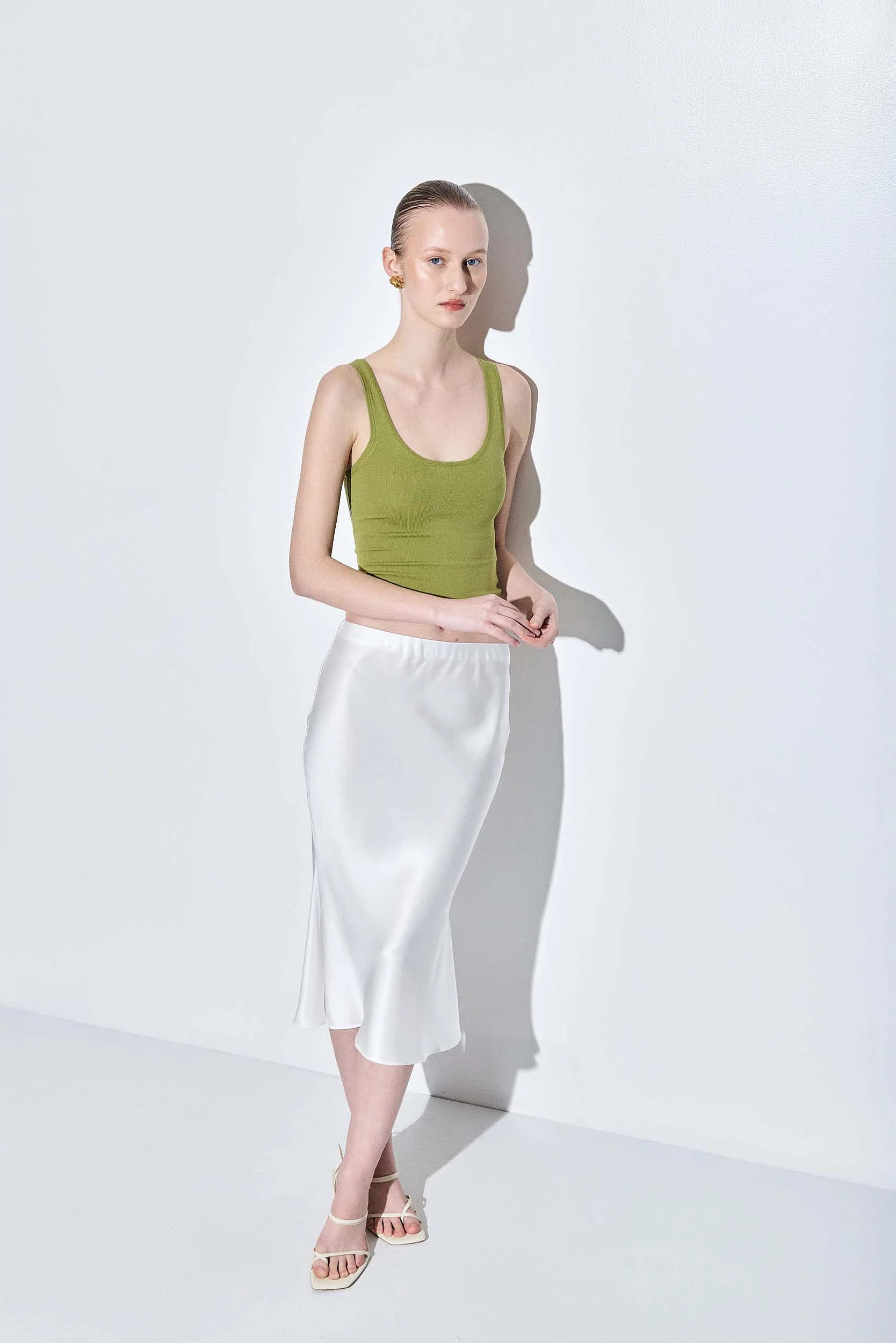 Deep Scoop Knitted Tank Top - Image 6