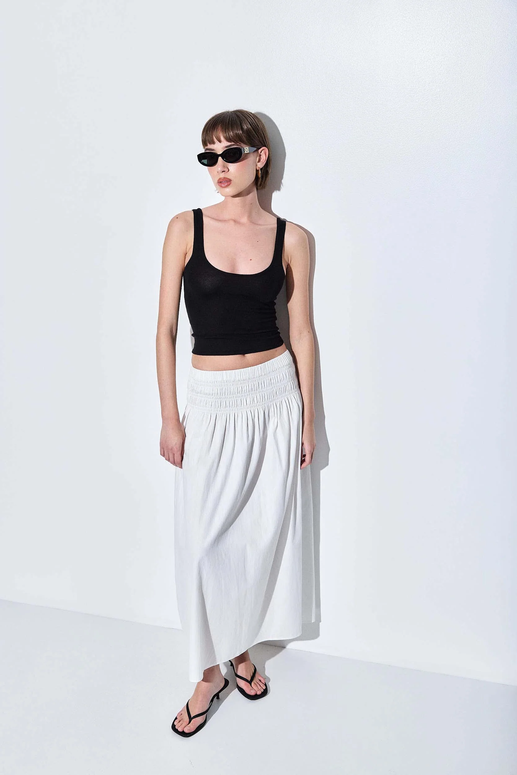 Deep Scoop Knitted Tank Top - Image 3