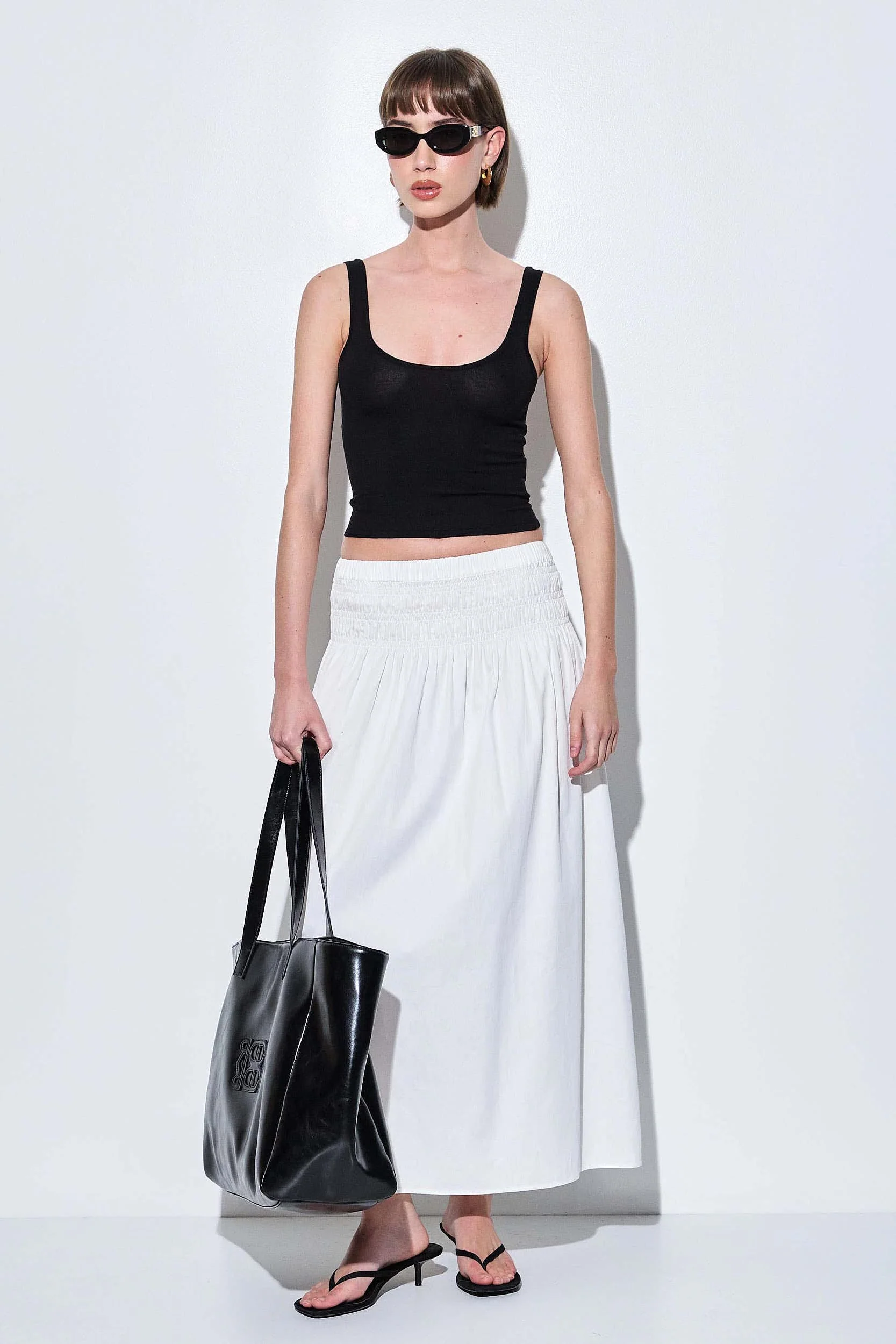 Deep Scoop Knitted Tank Top - Image 8