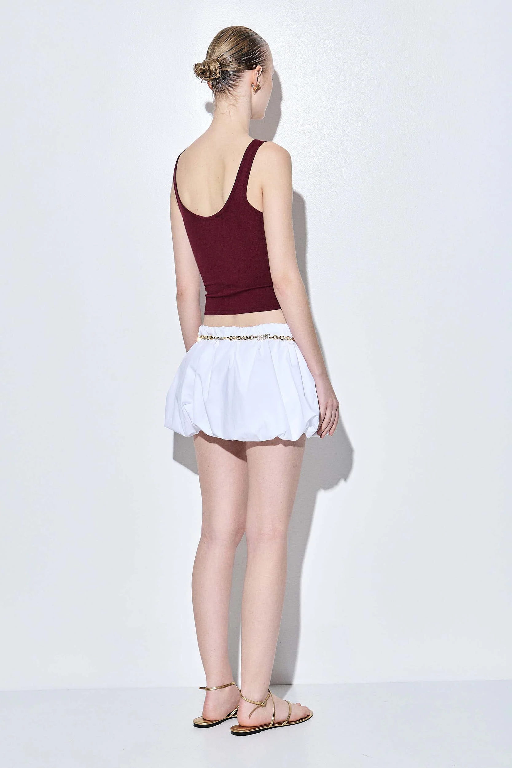 Deep Scoop Knitted Tank Top - Image 5