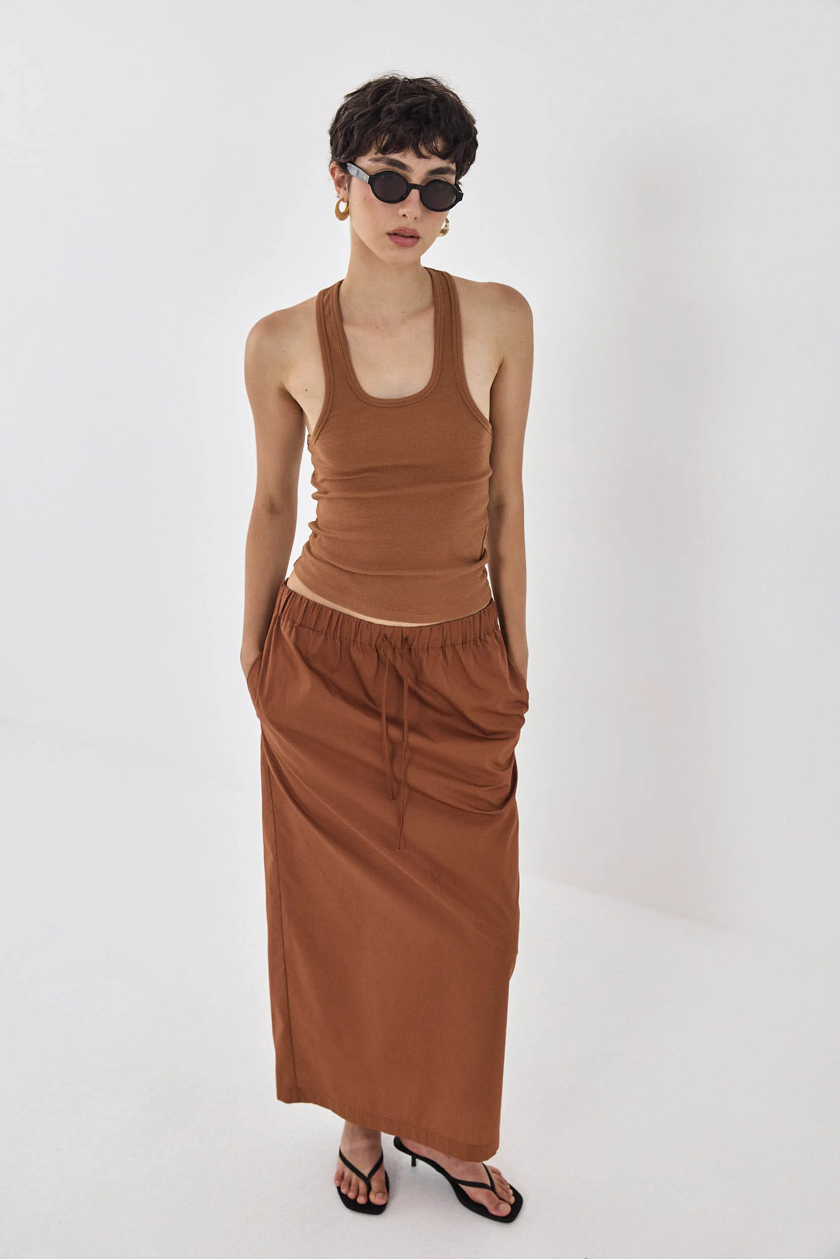 Deep Scoop Racer Tank Top - Image 3