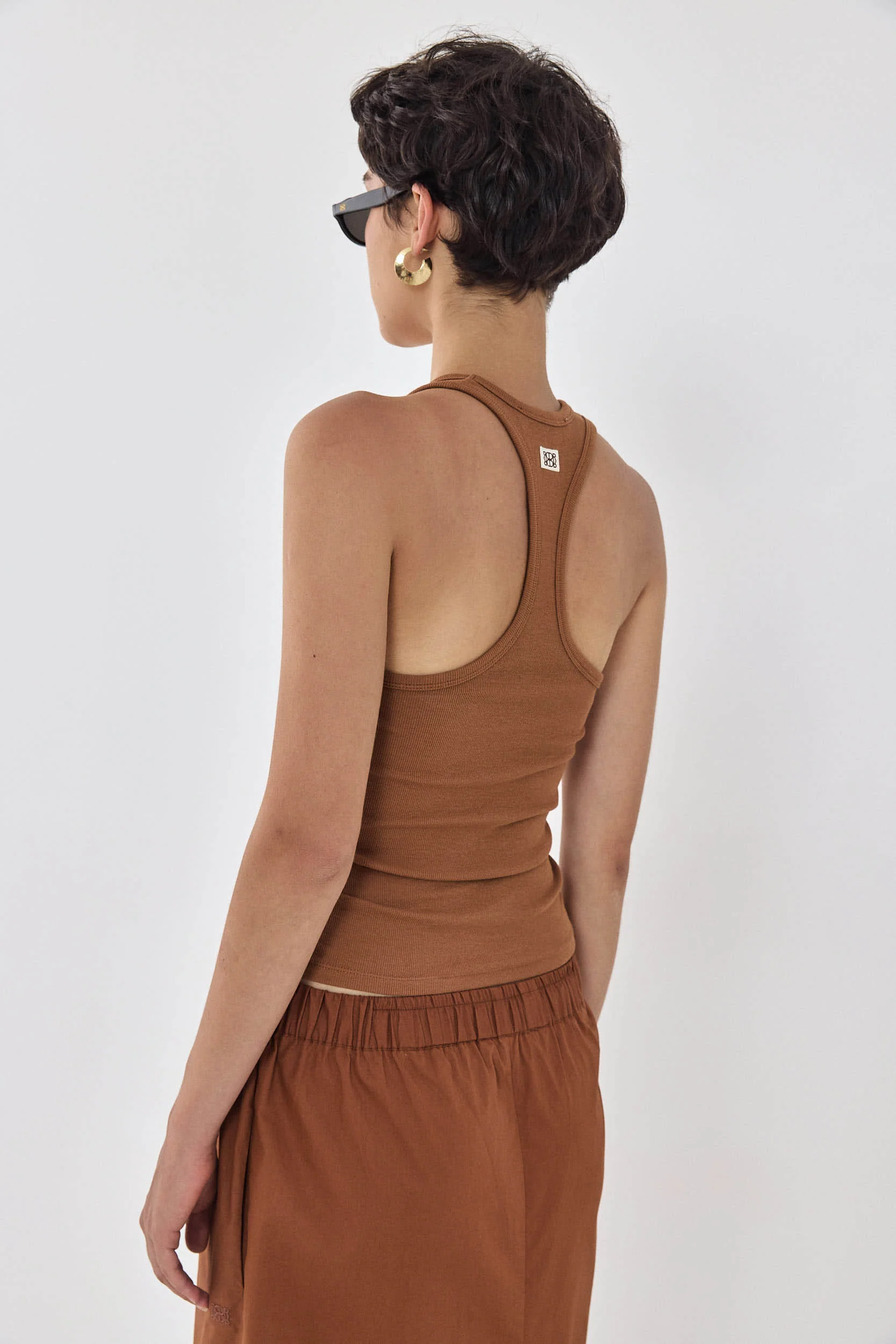 Deep Scoop Racer Tank Top - Image 5