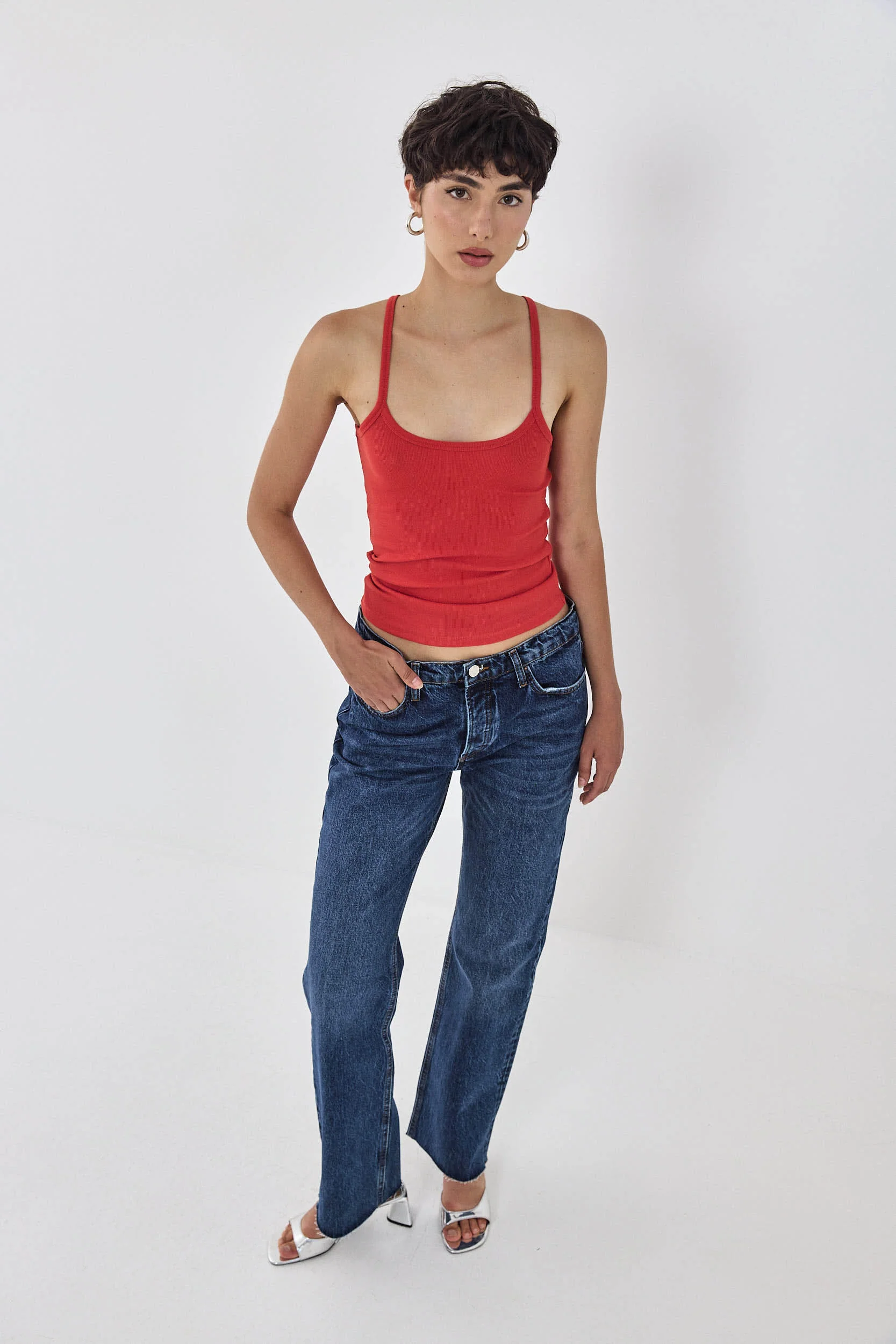 Thin Cami Tank Top - Image 3