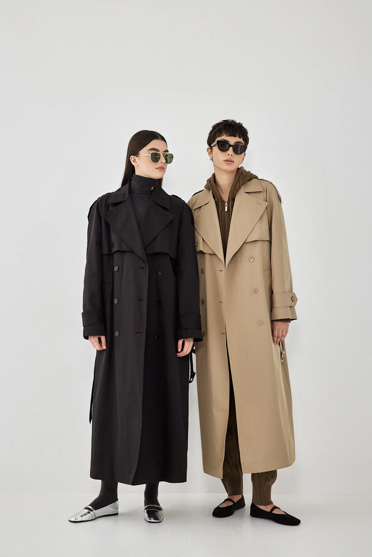 Double Breasted Trench Coat - Image 10