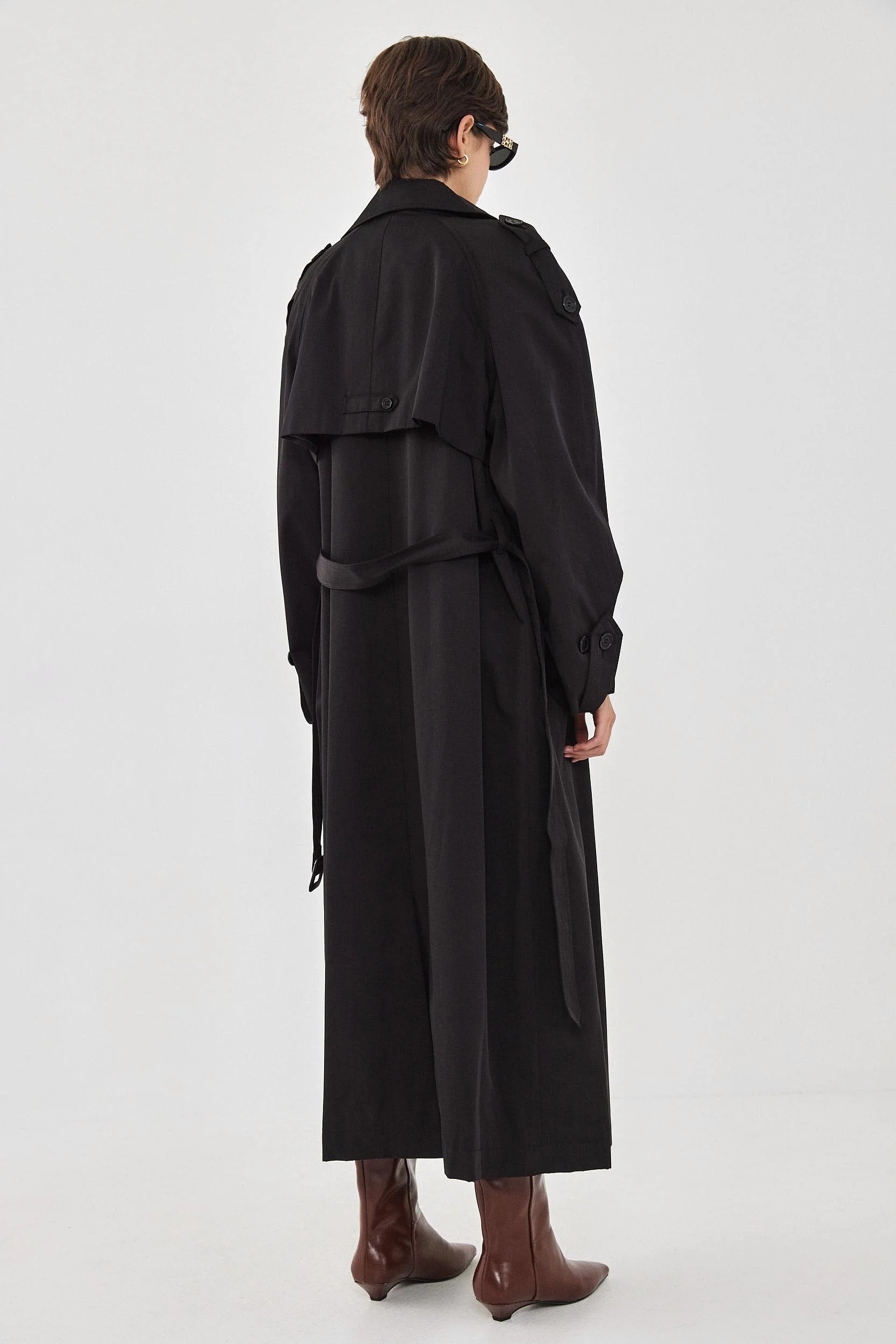 Double Breasted Trench Coat - Image 5