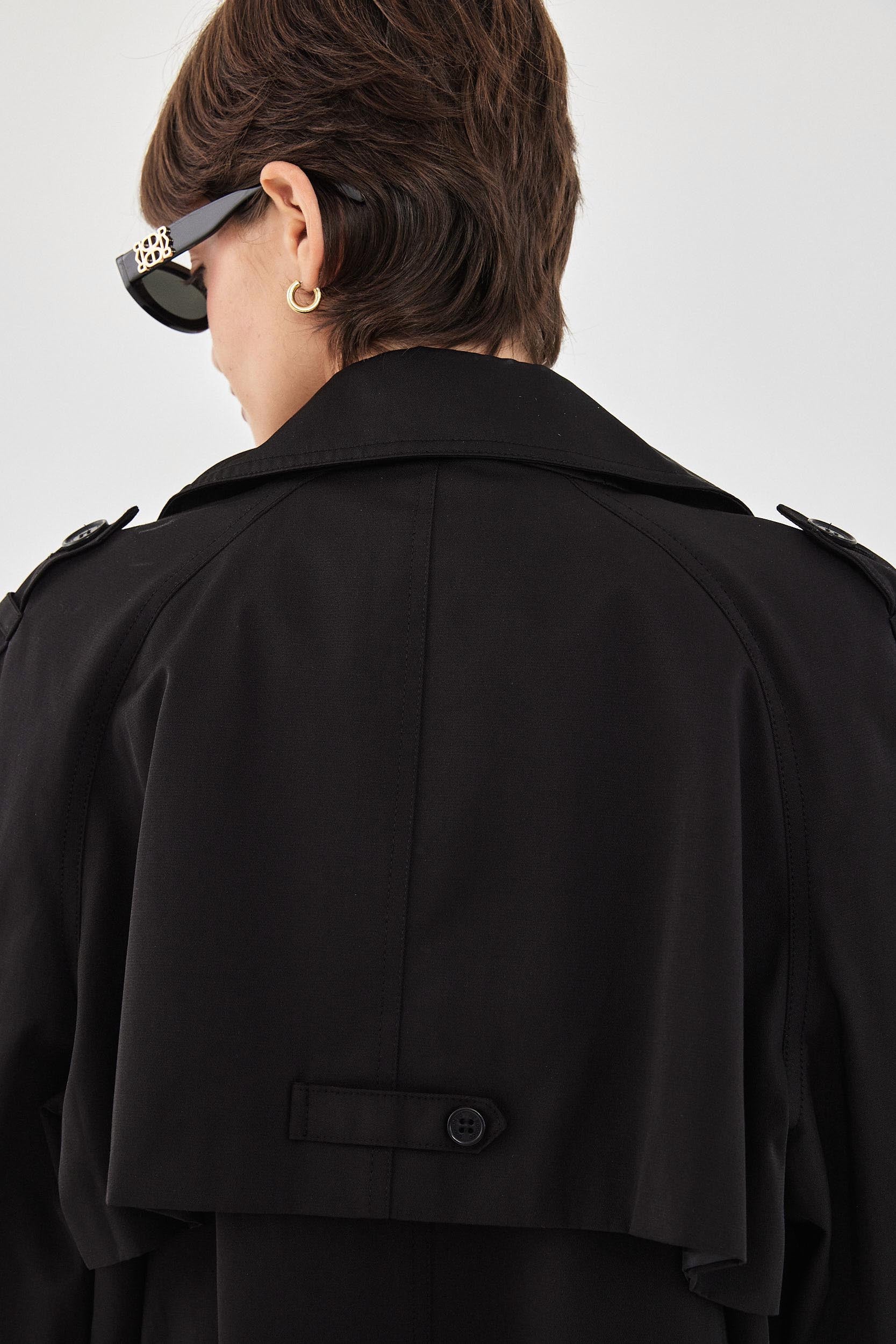 Double Breasted Trench Coat - Image 8