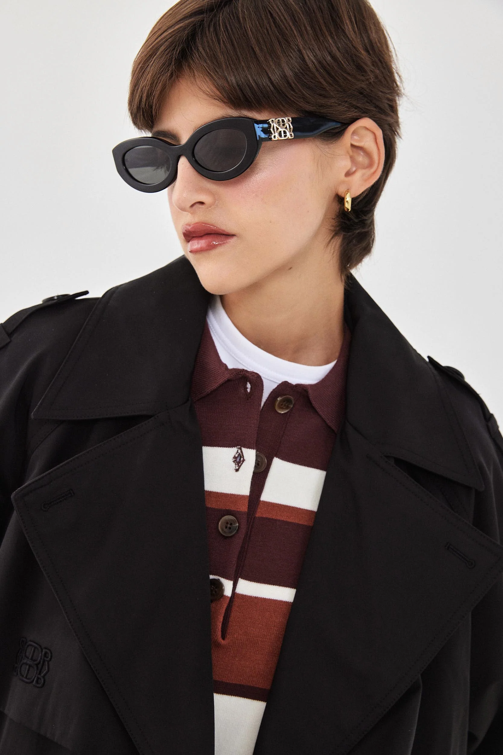 Double Breasted Trench Coat - Image 9