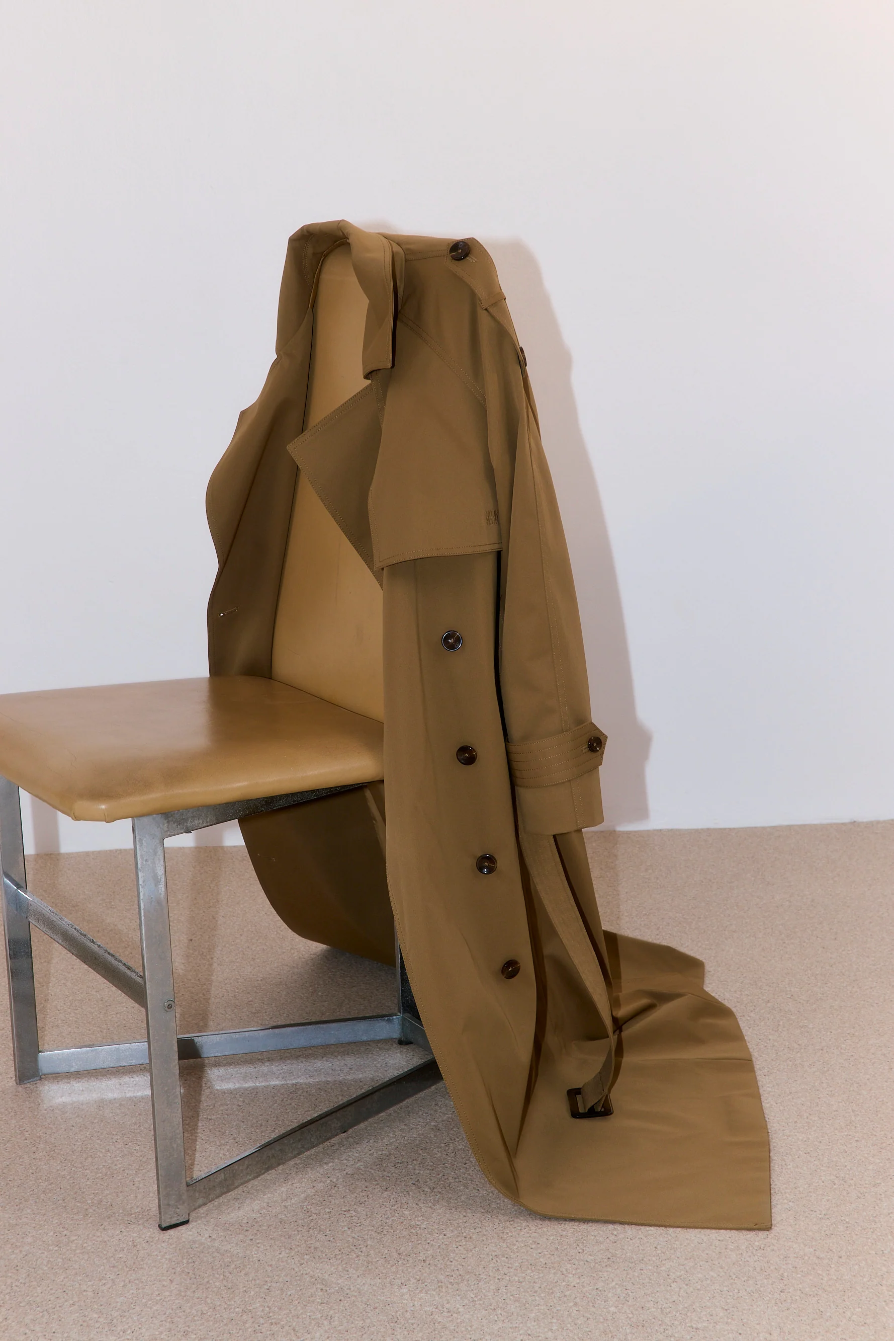 Oversized Double Breasted Trench Coat - Image 11