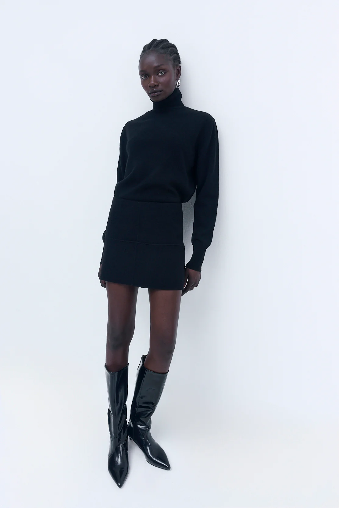 Double Wool Mini Skirt - Image 3